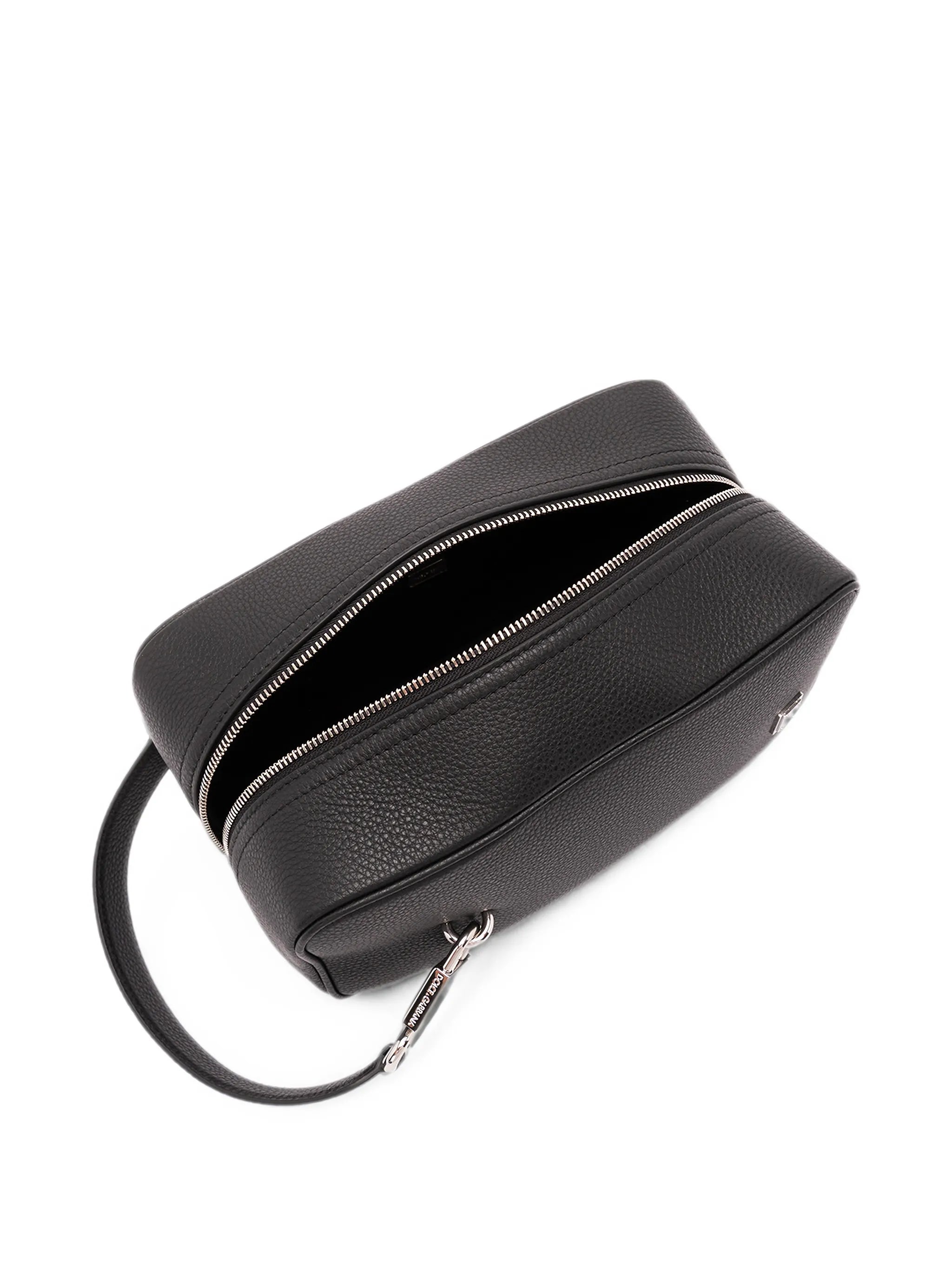 Lock handbag in calfskin