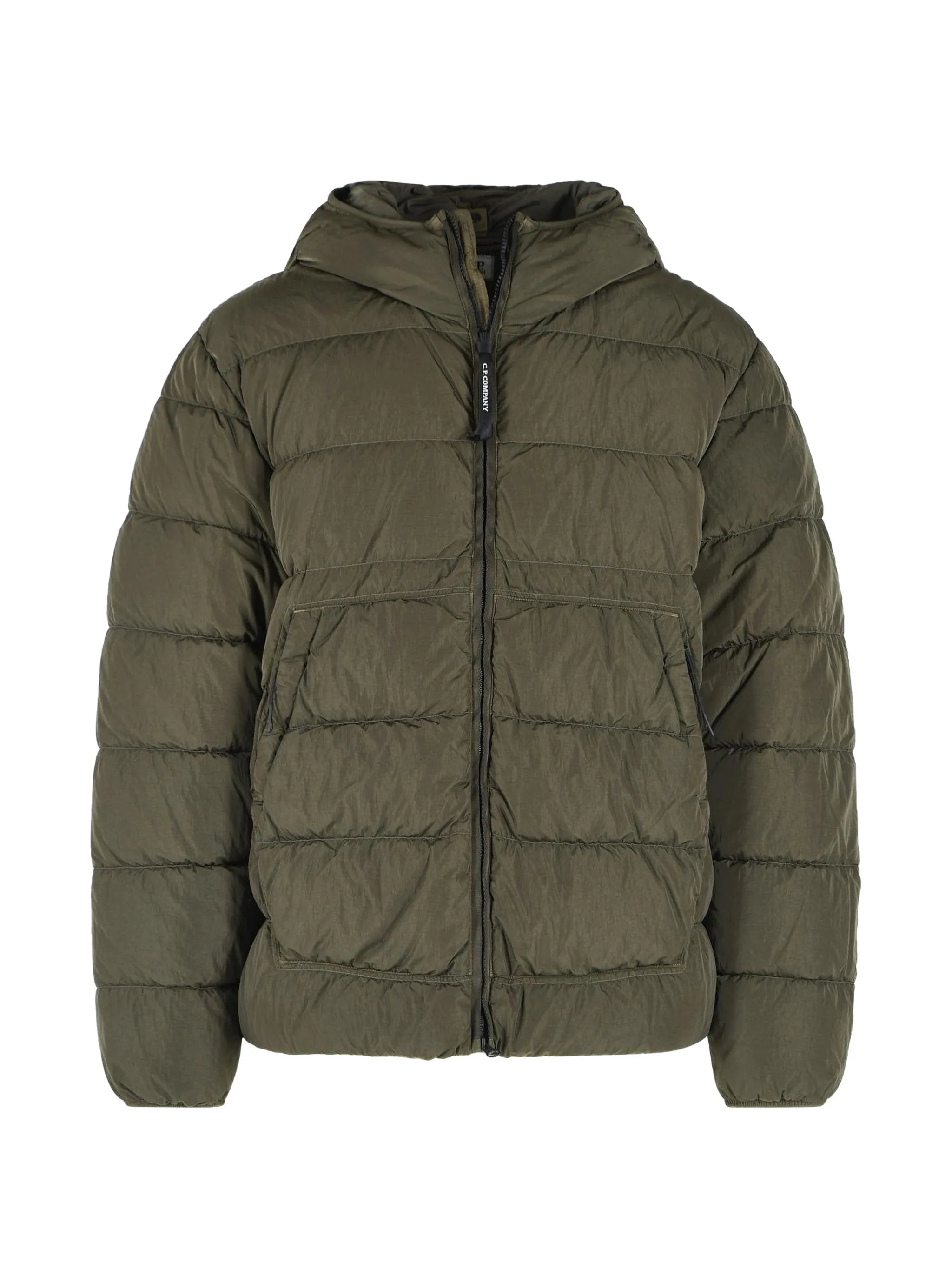 Chrome-R Goggle down jacket