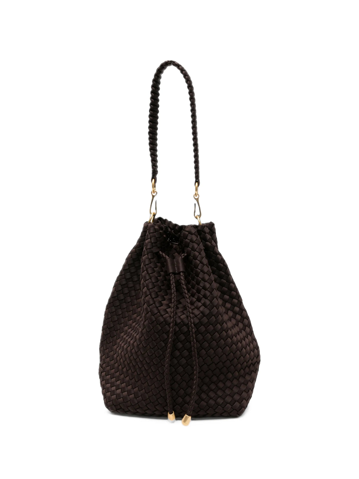 large Mercer woven bucket bag