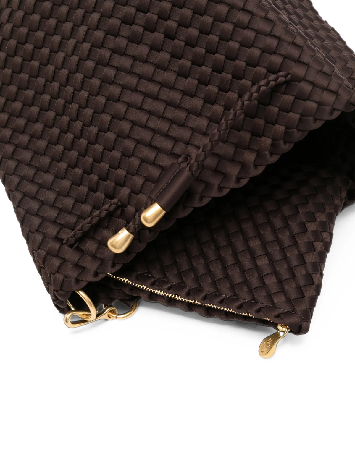 large Mercer woven bucket bag