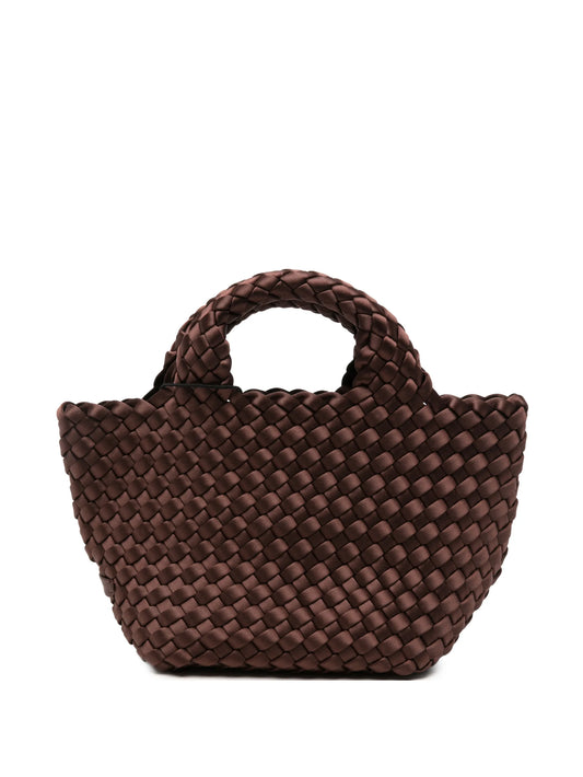 mini St. Barths woven tote bag