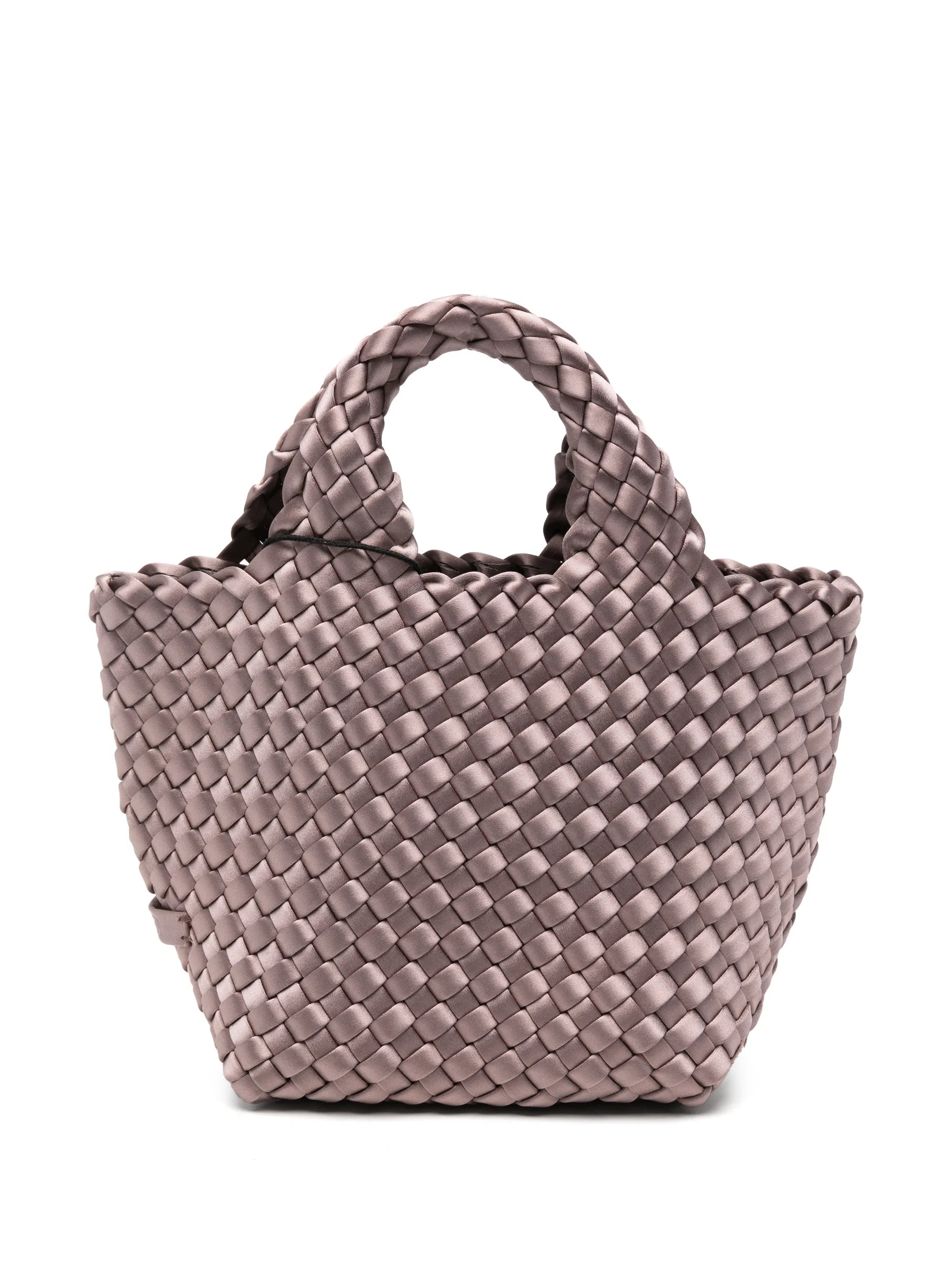 mini St. Barths satin tote bag
