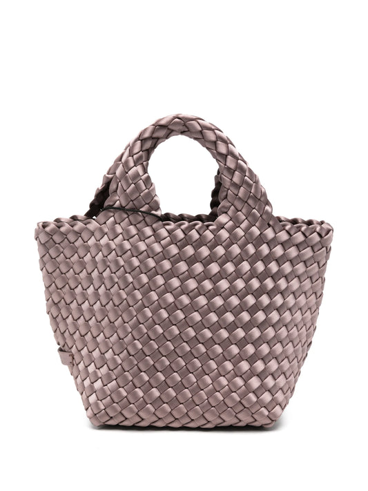 mini St. Barths satin tote bag