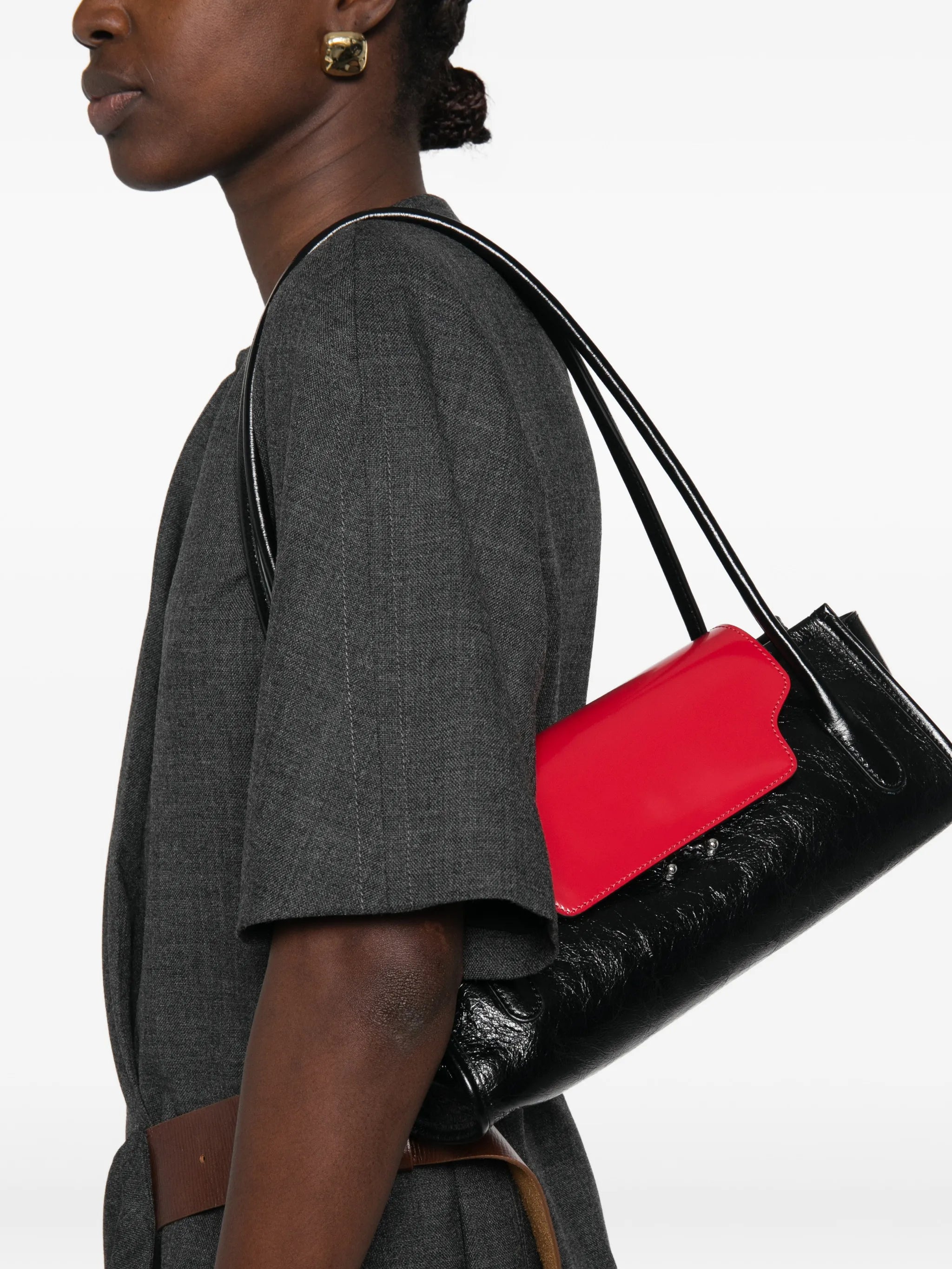 Trunkette shoulder bag