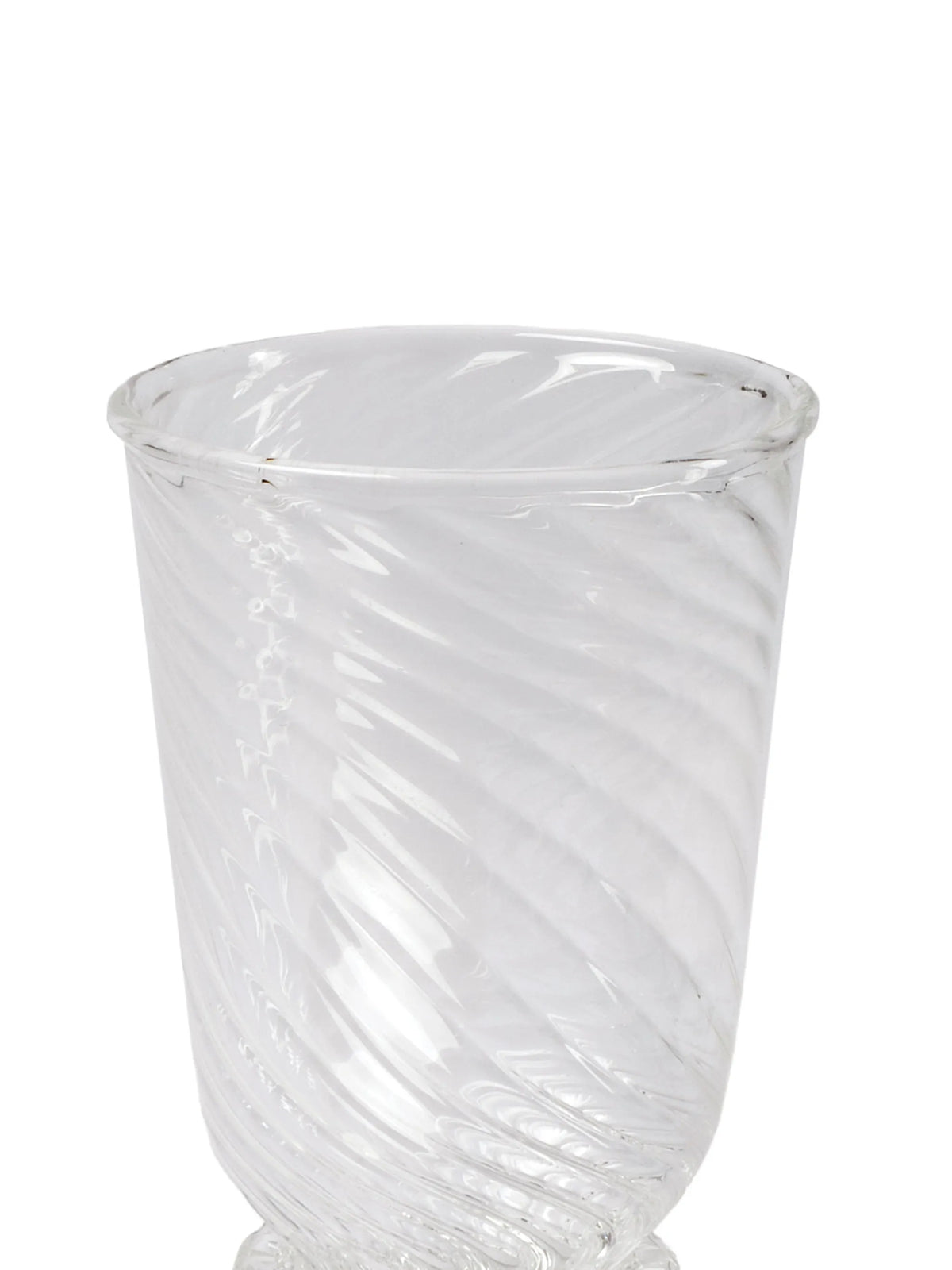 spiral drinking glasses (set of two)