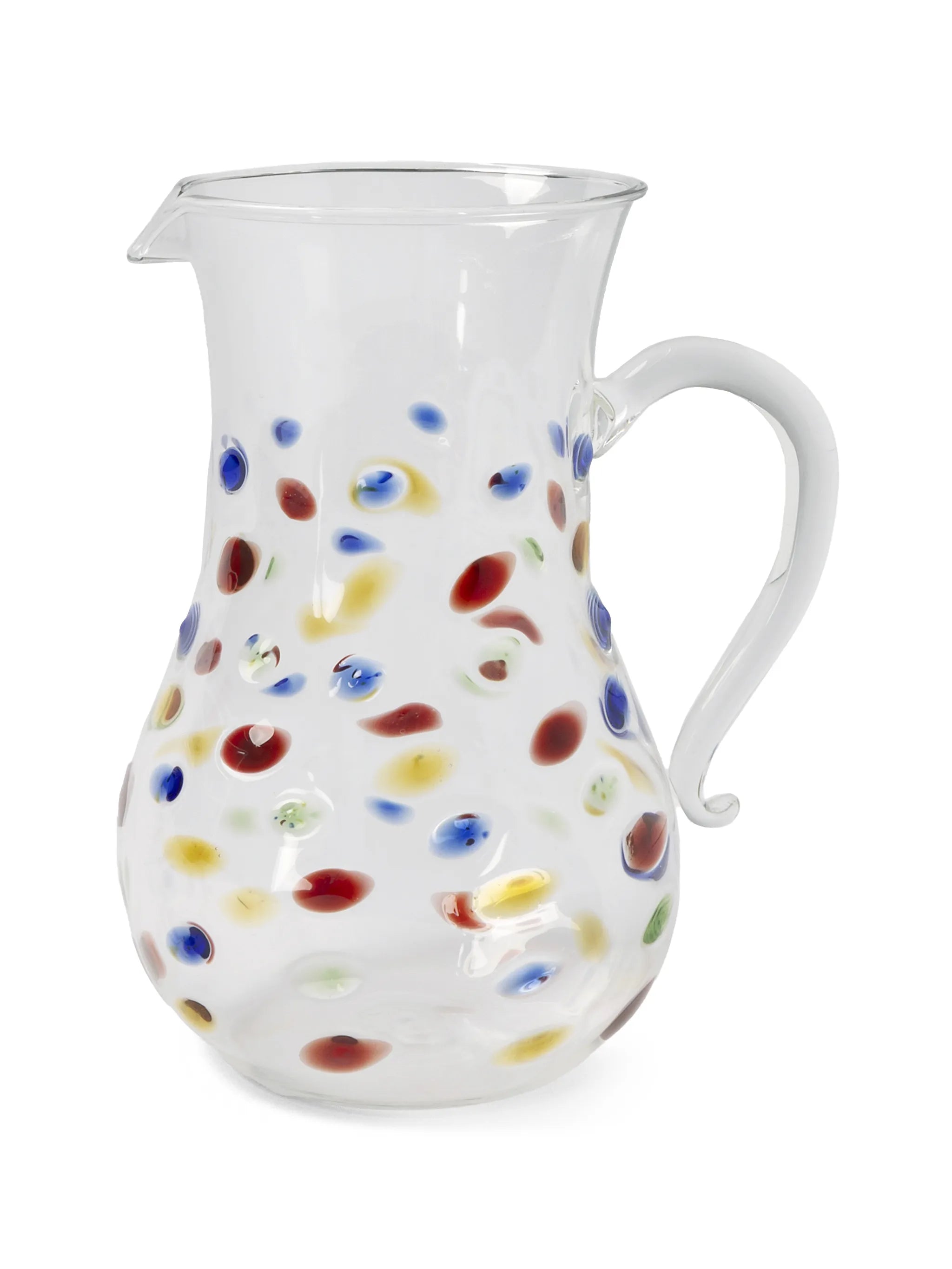 Egyptian polka-dot glass jug