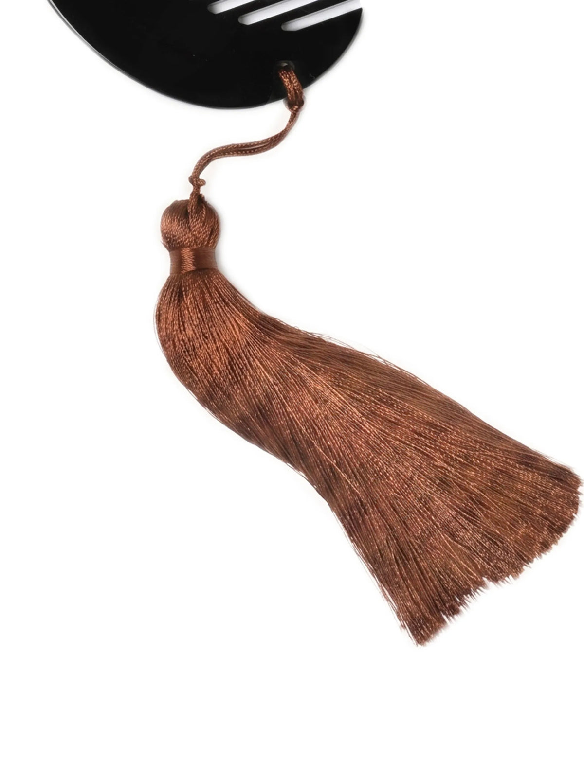 tassel-detail hair comb