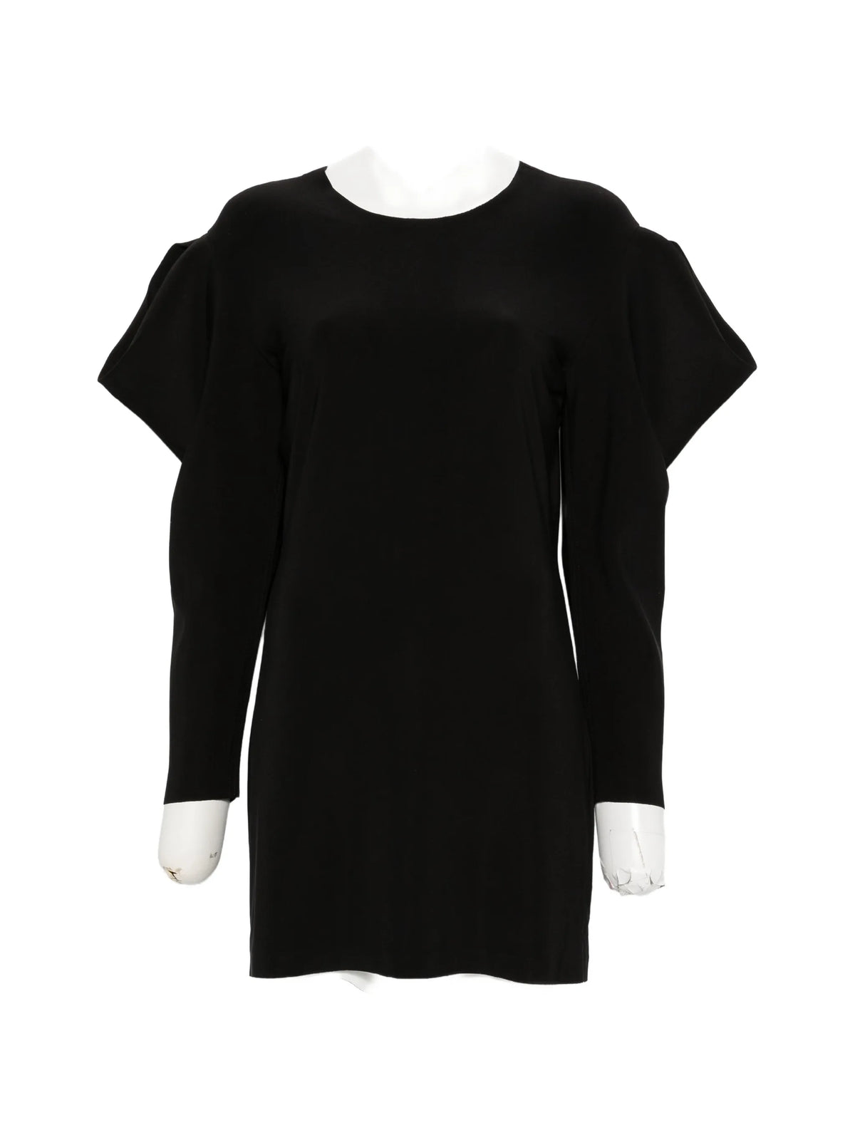 Wing sleeve mini dress