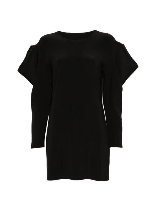 Wing sleeve mini dress
