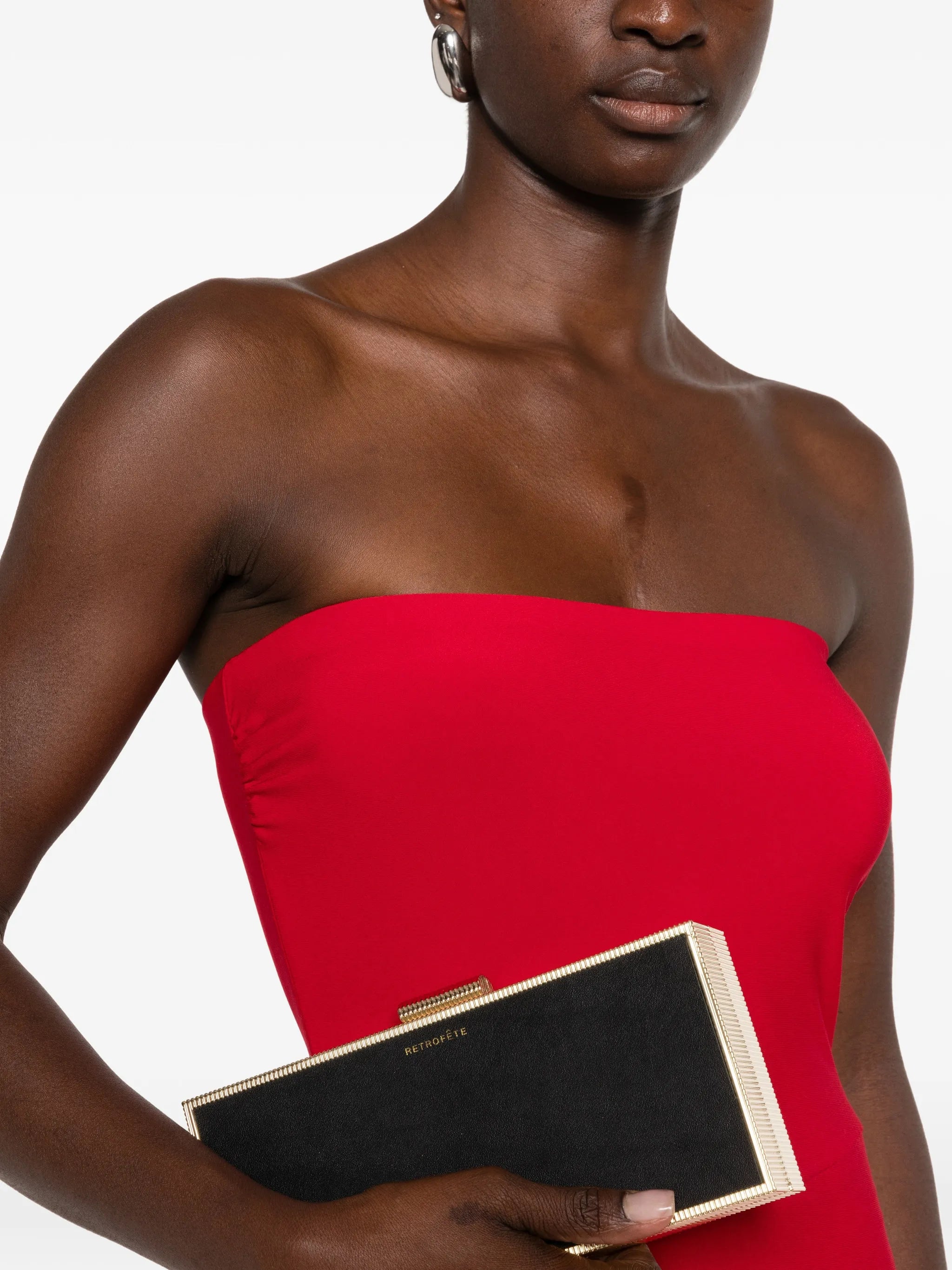 strapless maxi dress