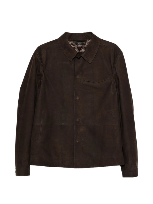 nubuck leather jacket