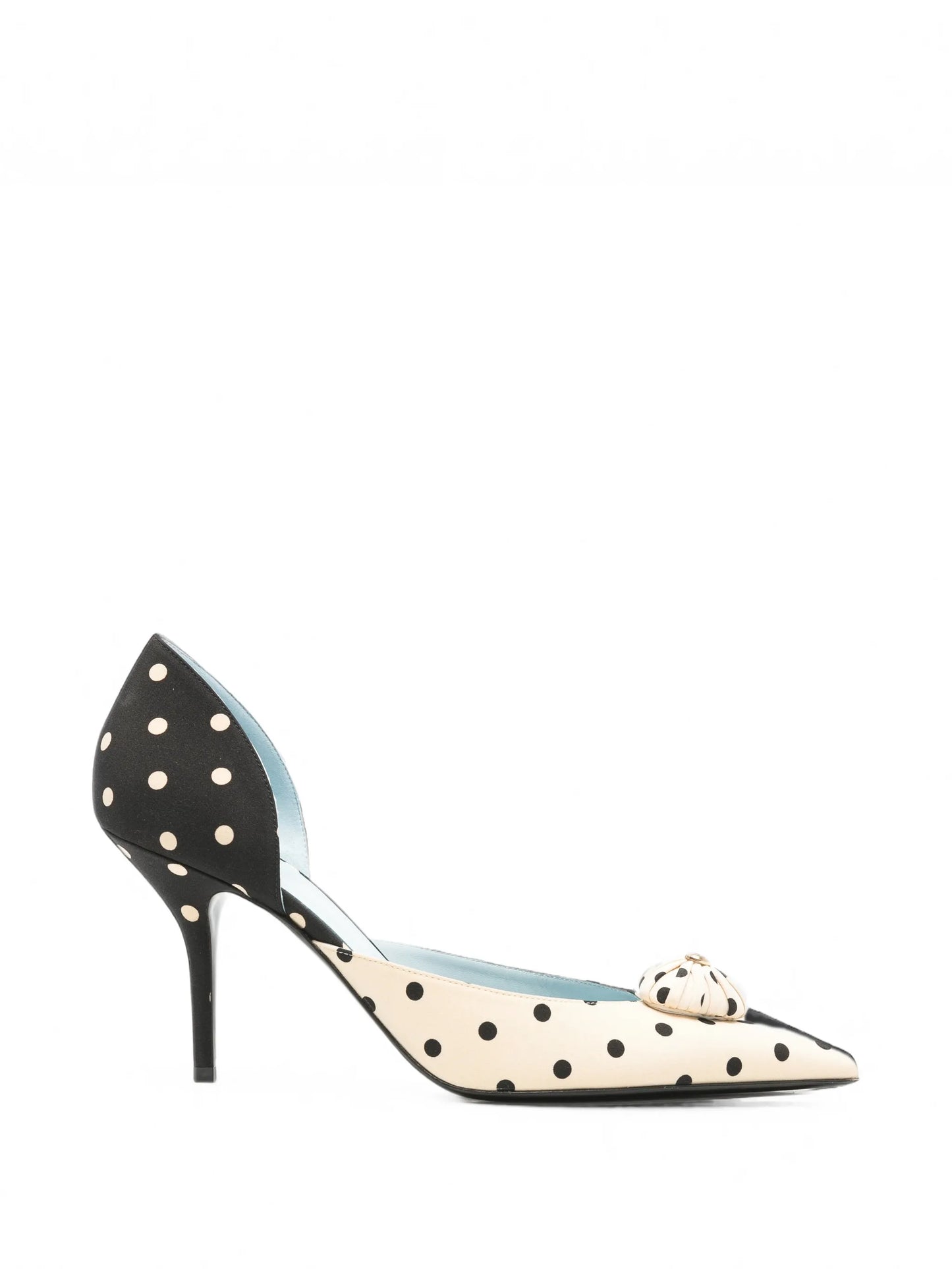 Coeur Royal polka-dot d'Orsay pumps