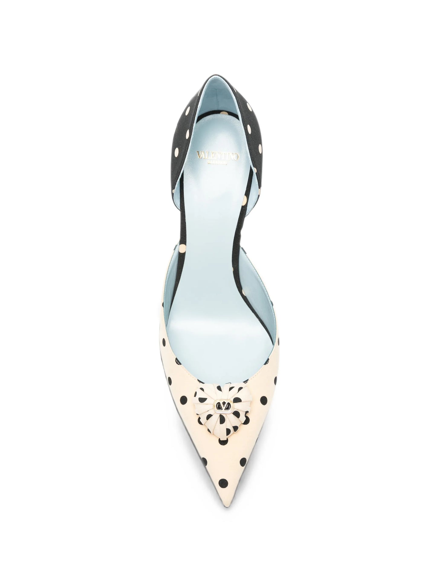 Coeur Royal polka-dot d'Orsay pumps