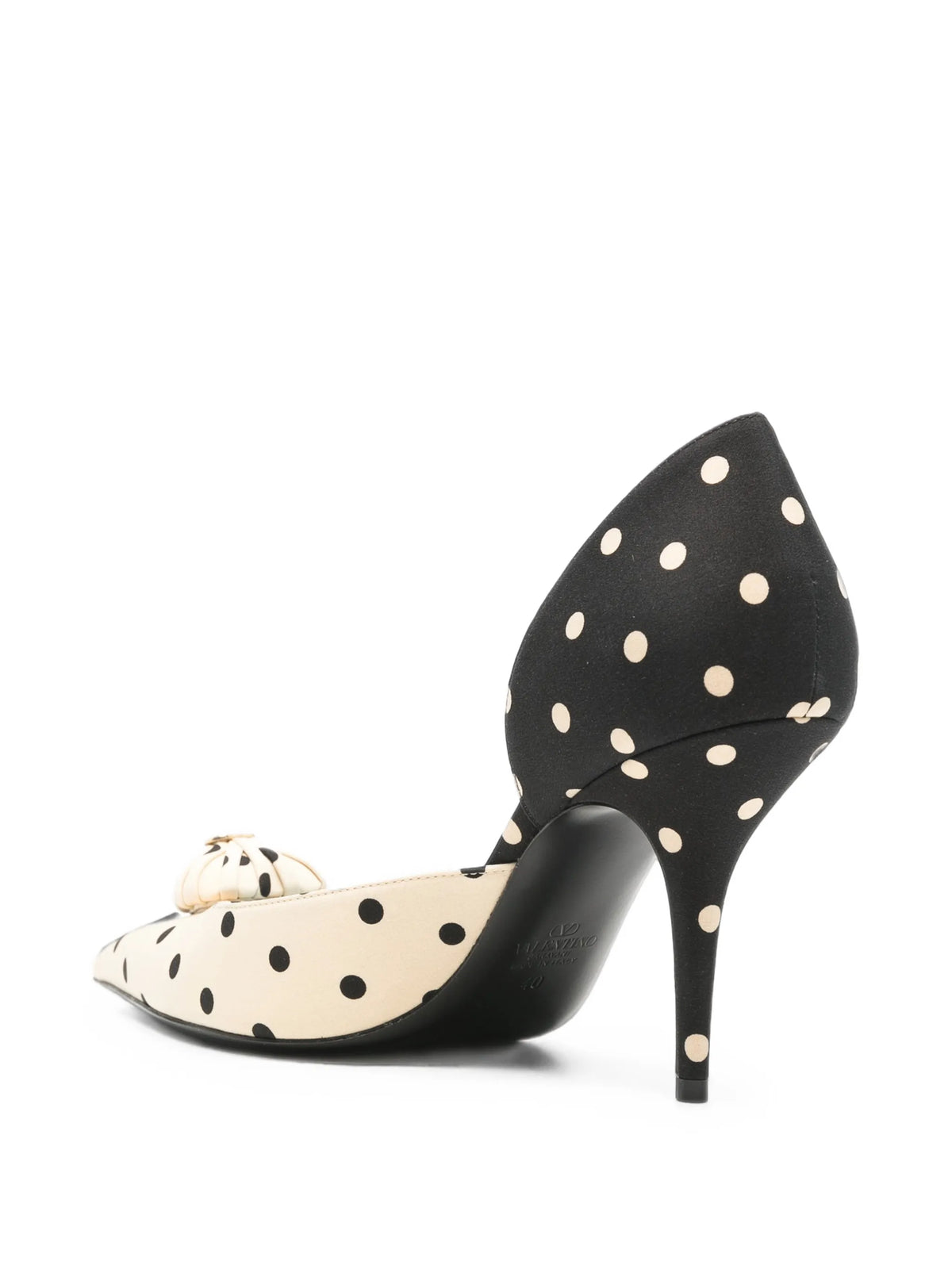 Coeur Royal polka-dot d'Orsay pumps