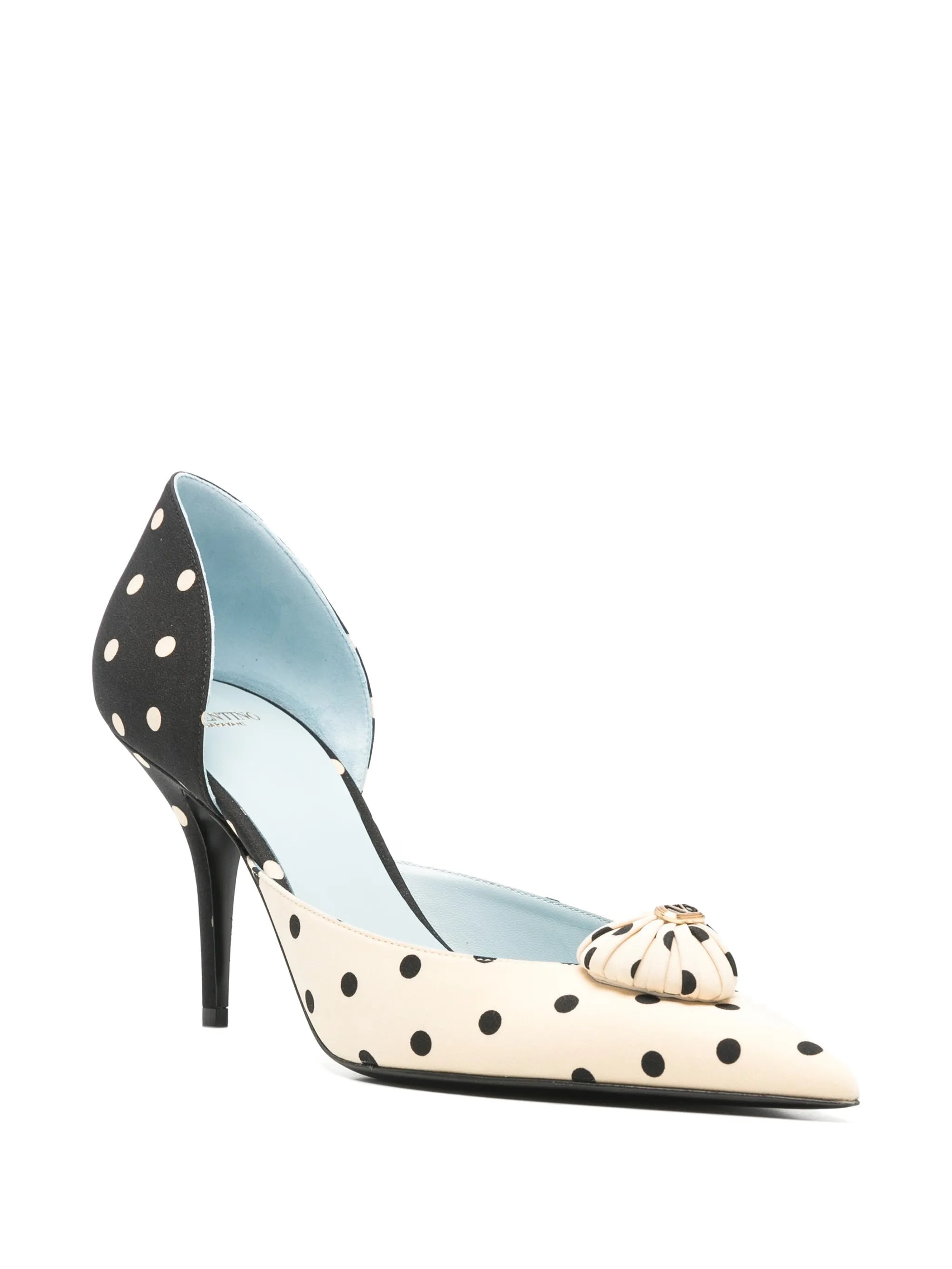Coeur Royal polka-dot d'Orsay pumps