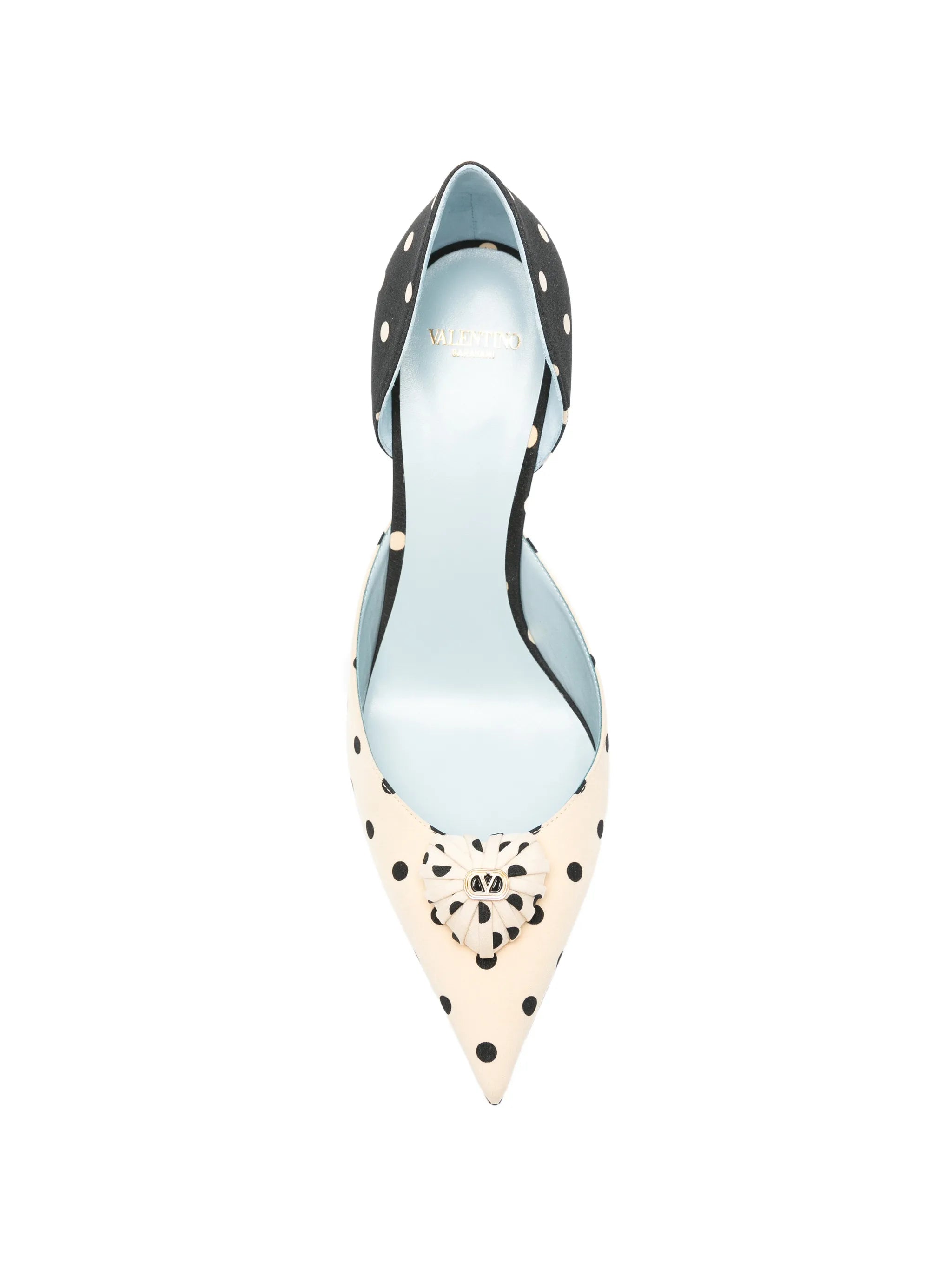 Coeur Royal polka-dot d'Orsay pumps