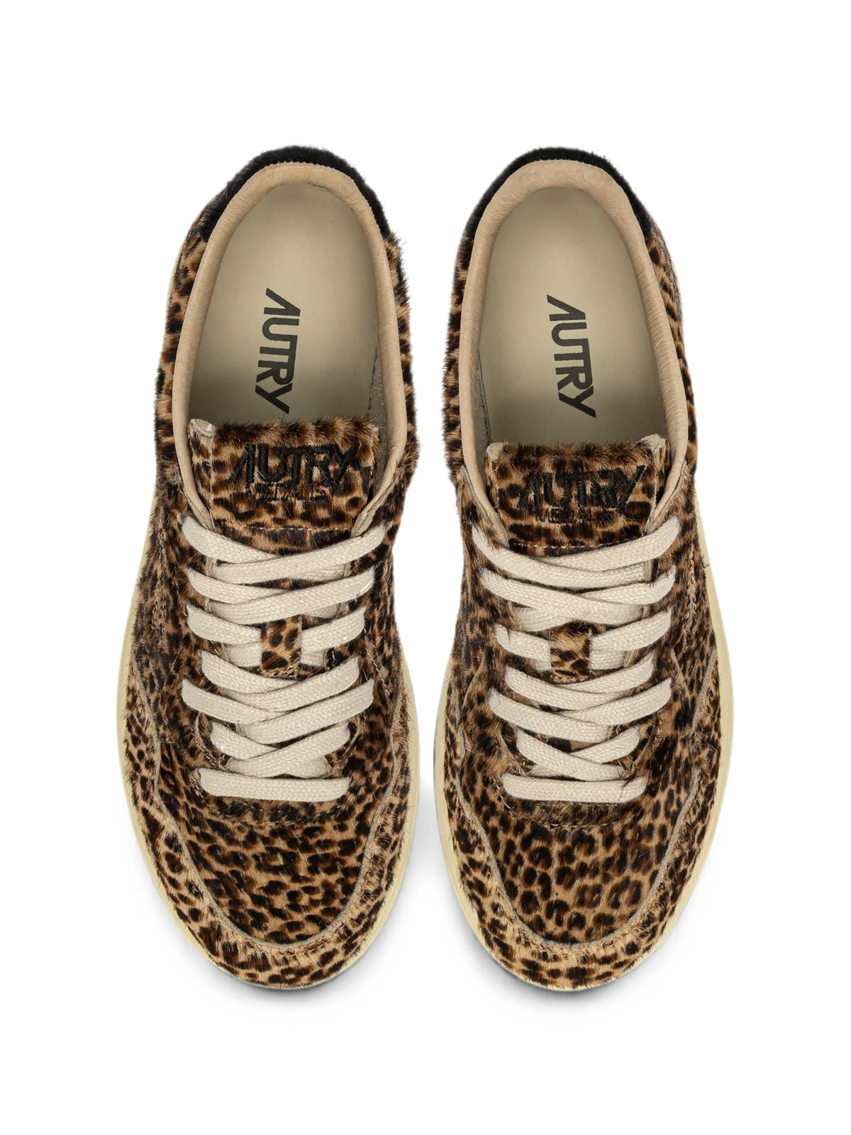 leopard-print sneakers