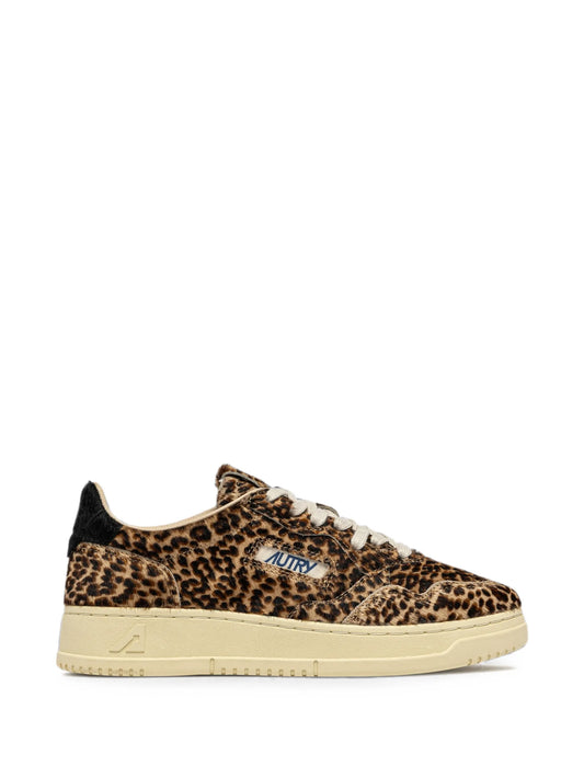 leopard-print sneakers