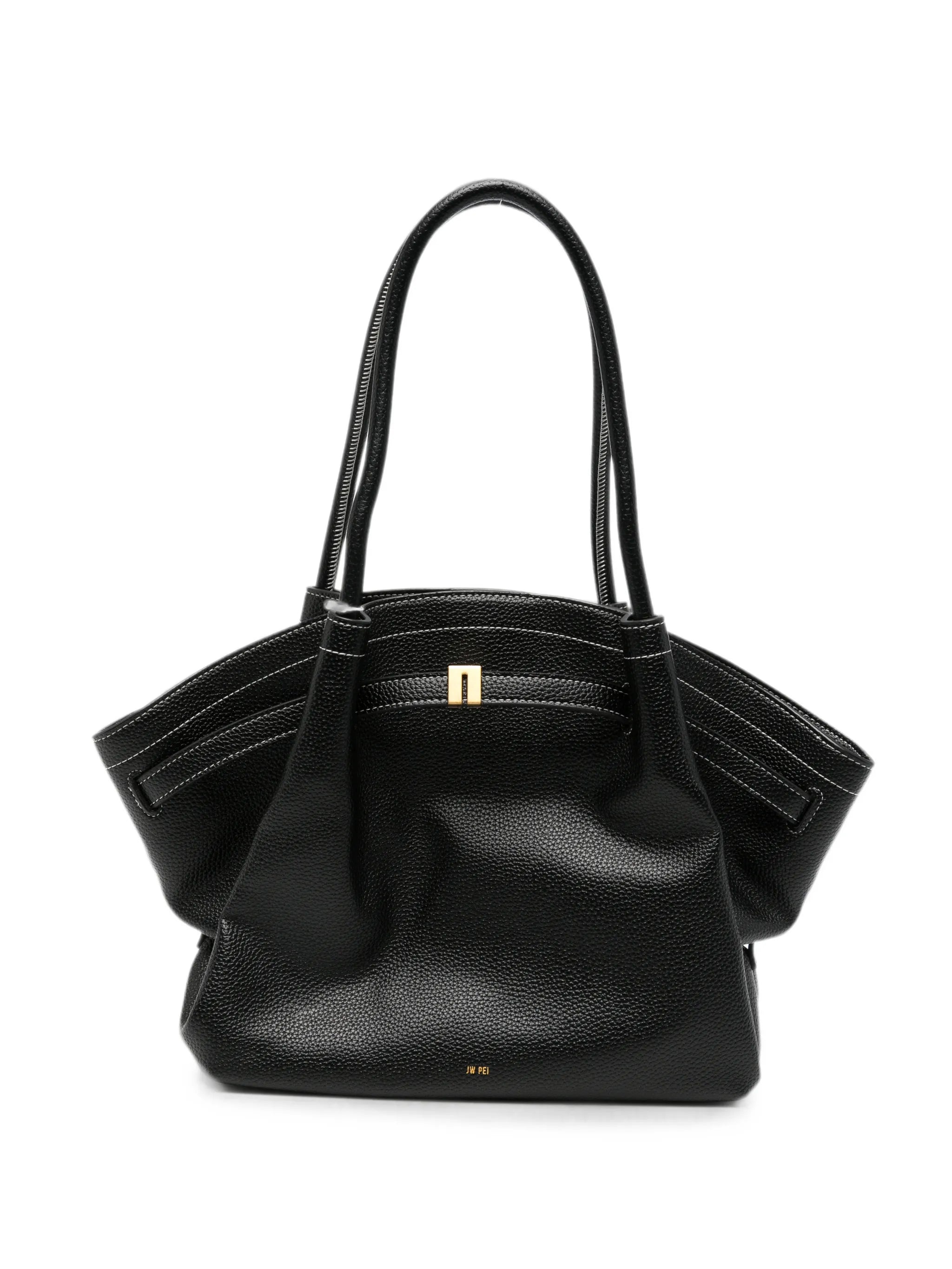 medium Hana pebbled-effect tote bag