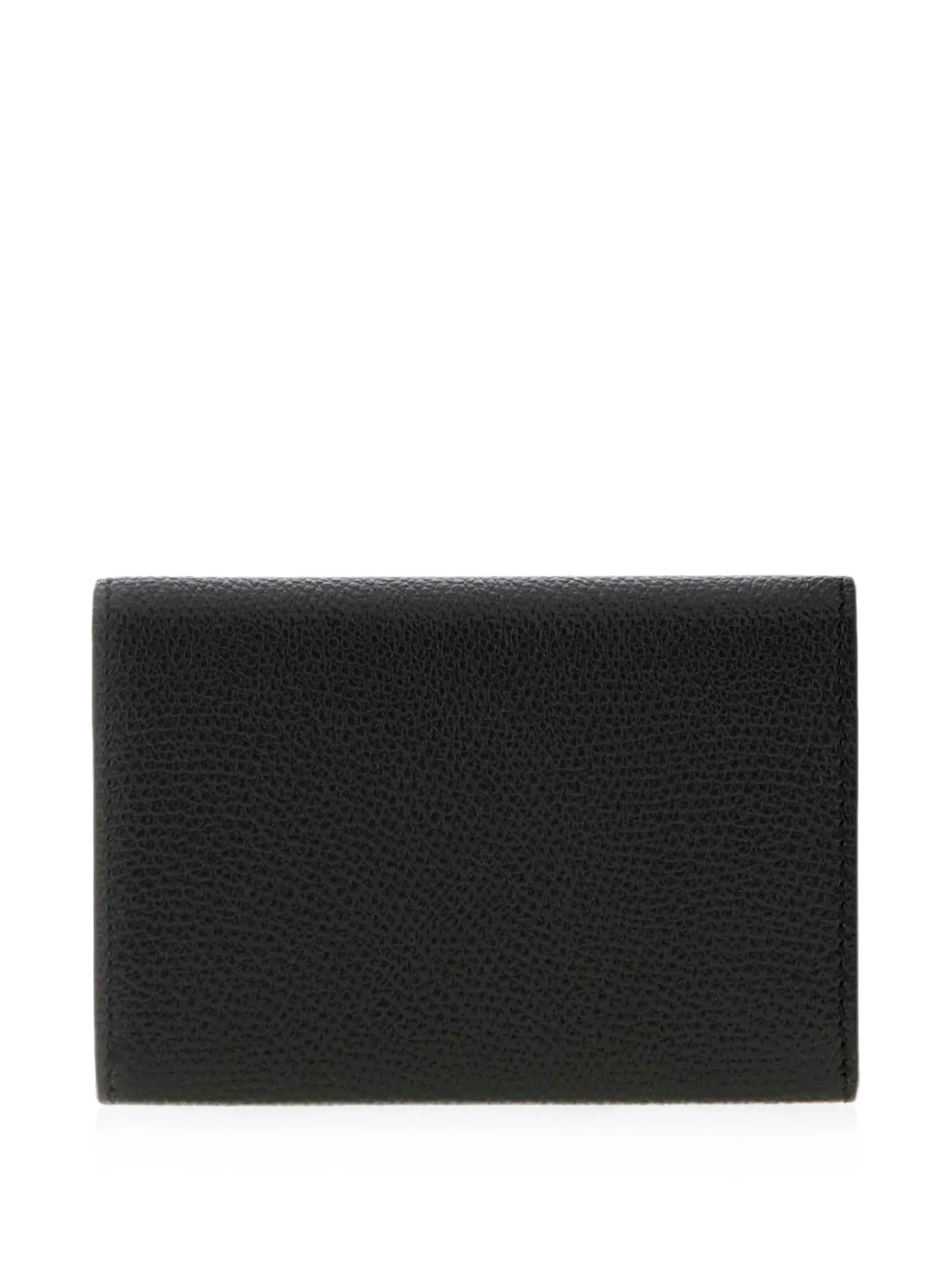 VLogo grain-leather wallet