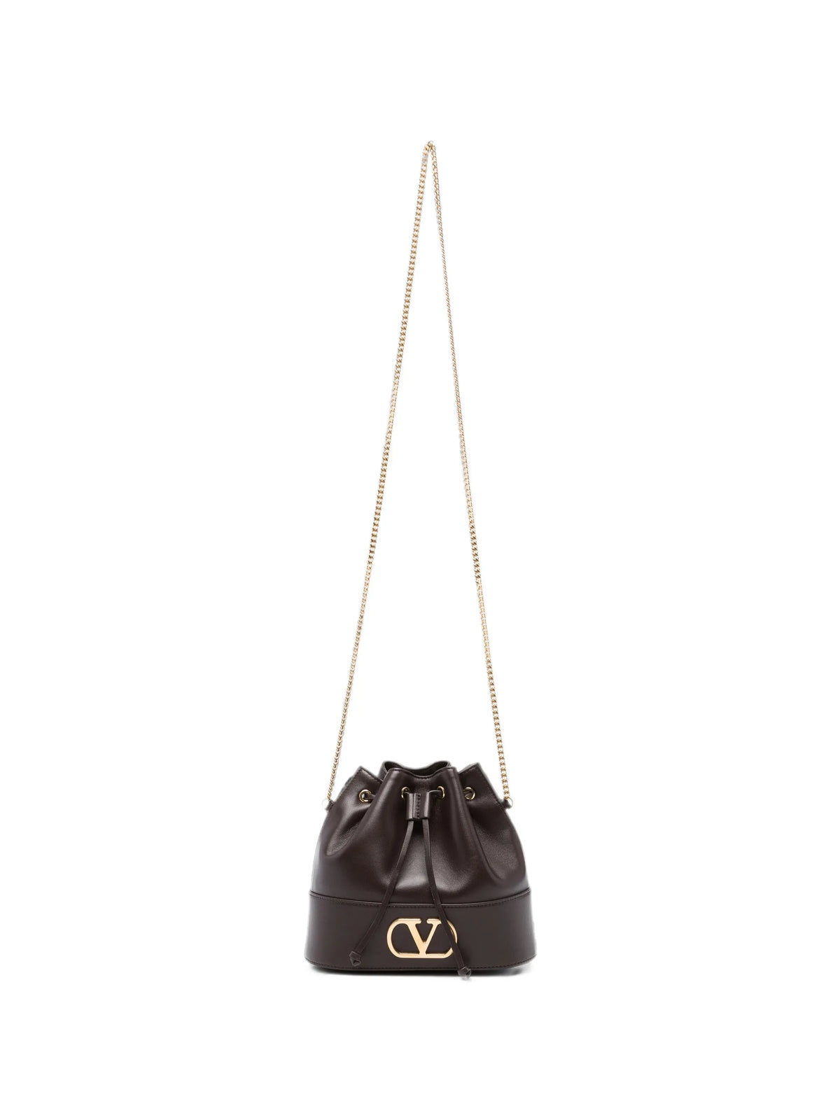 mini VLogo signature bucket bag in nappa leather