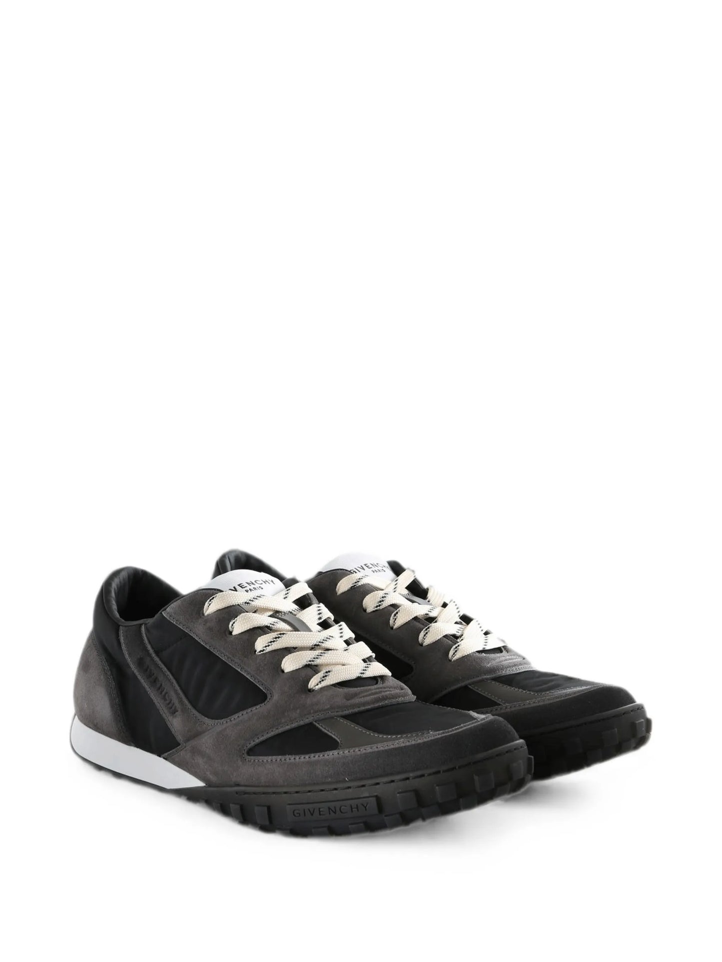 Glide suede-panelled sneakers