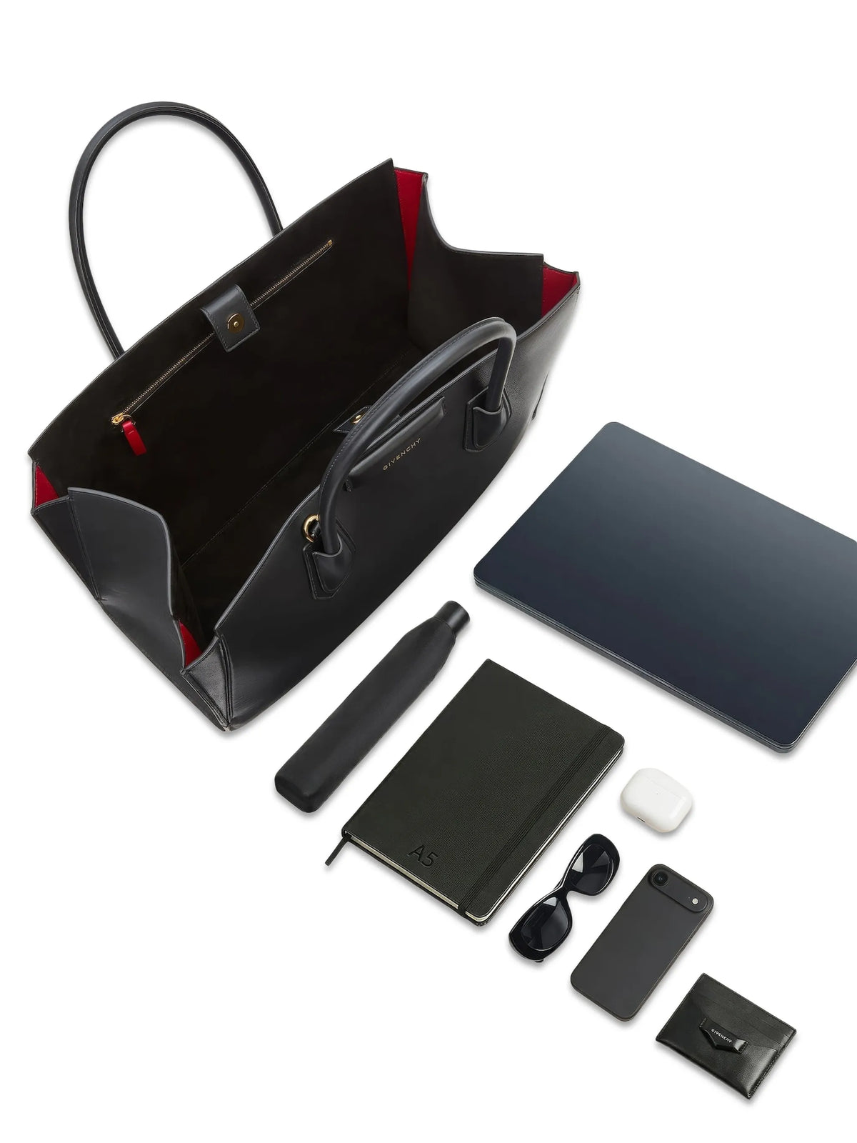 Antigona leather tote bag