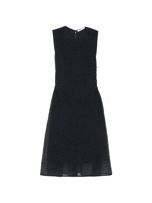Floria Brodia matelassé midi dress