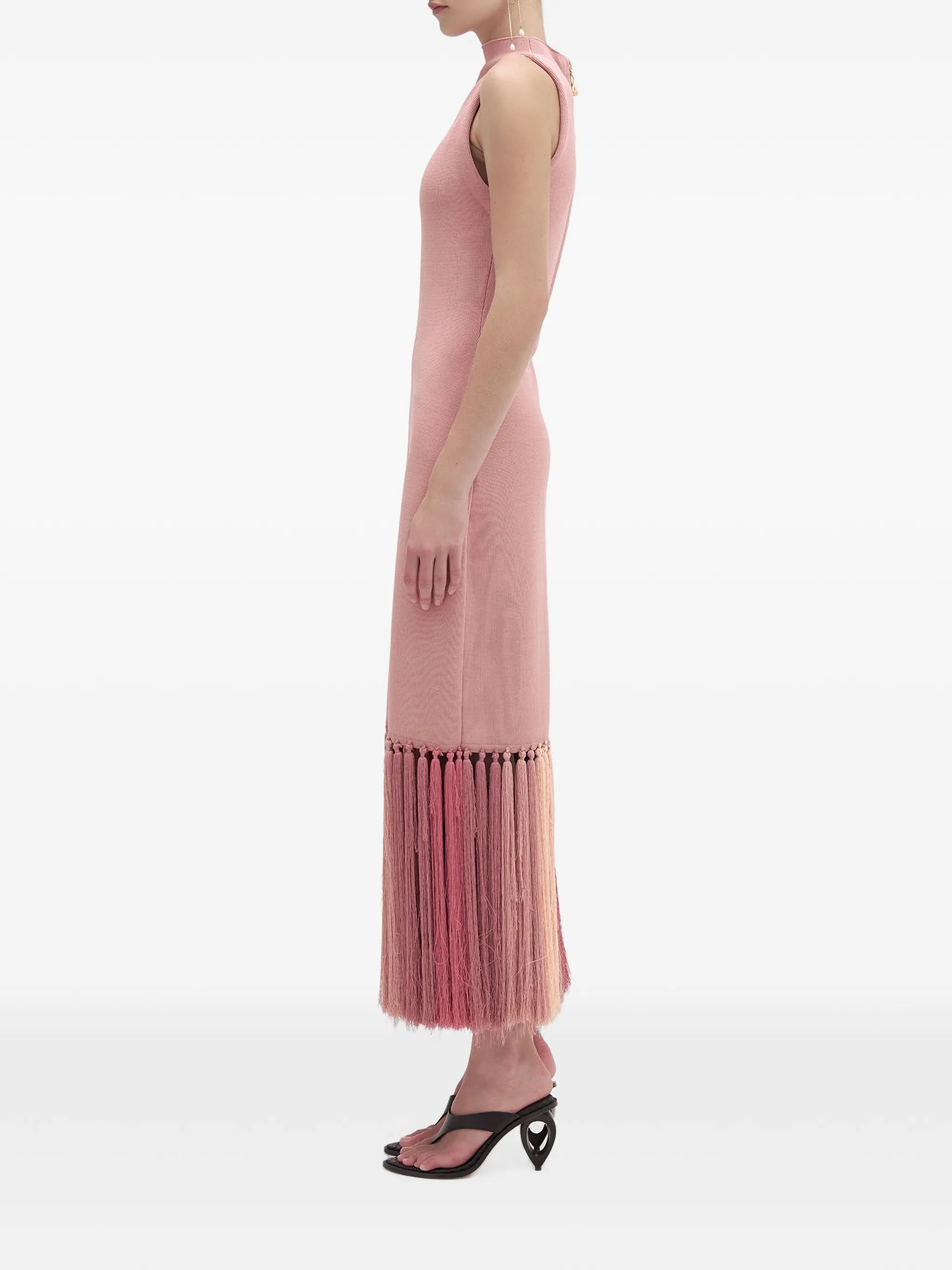Sofina tassel-trim dress