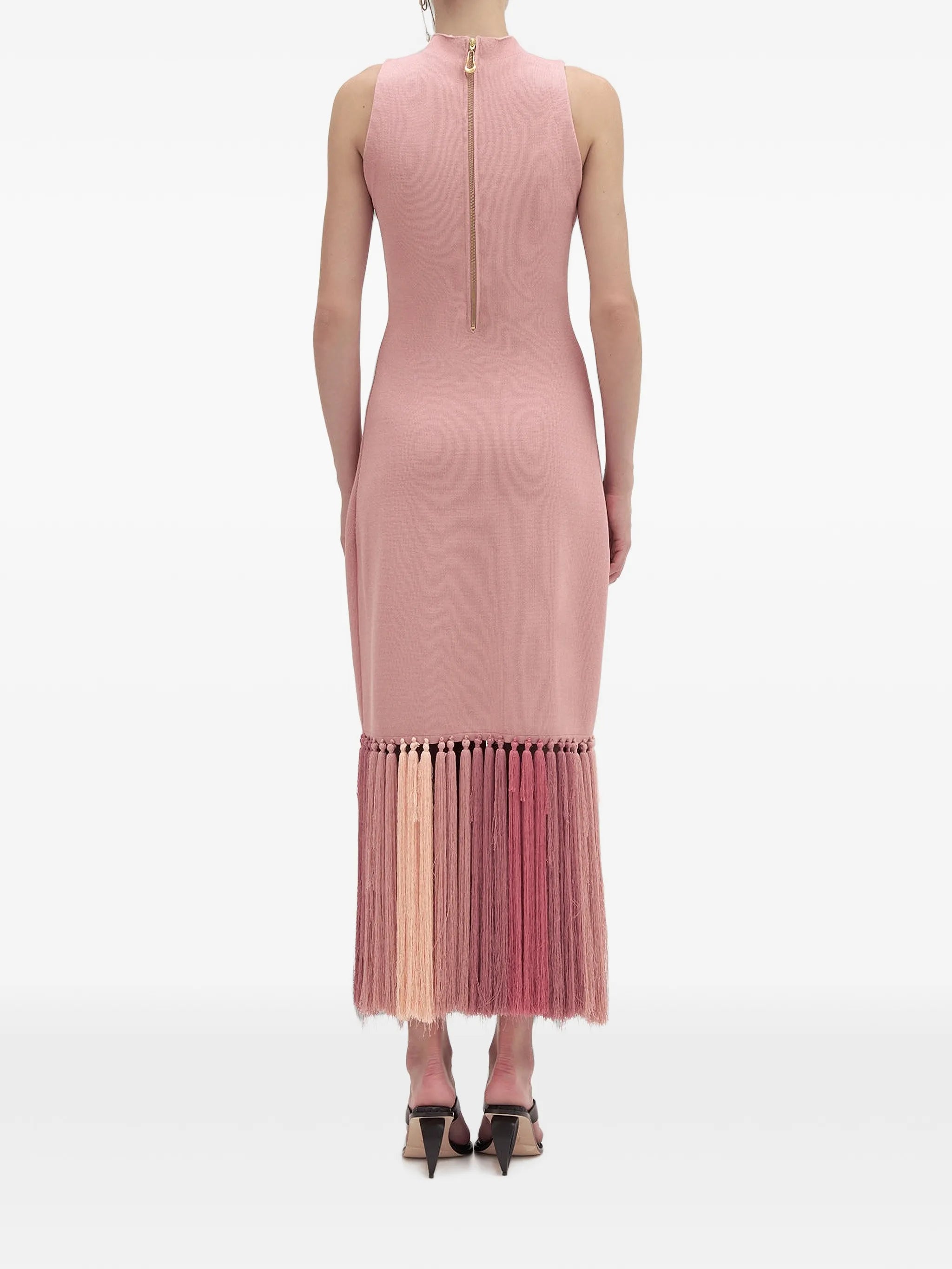 Sofina tassel-trim dress
