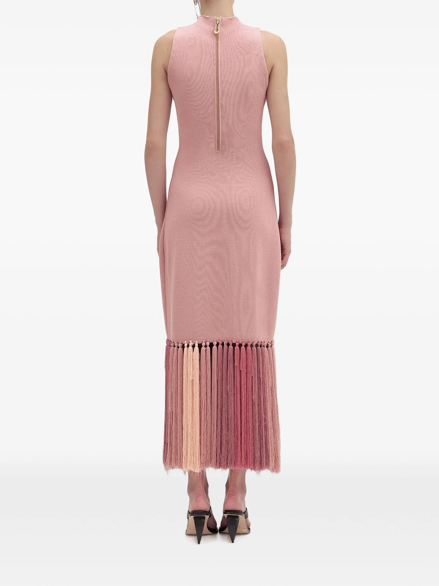 Sofina tassel-trim dress