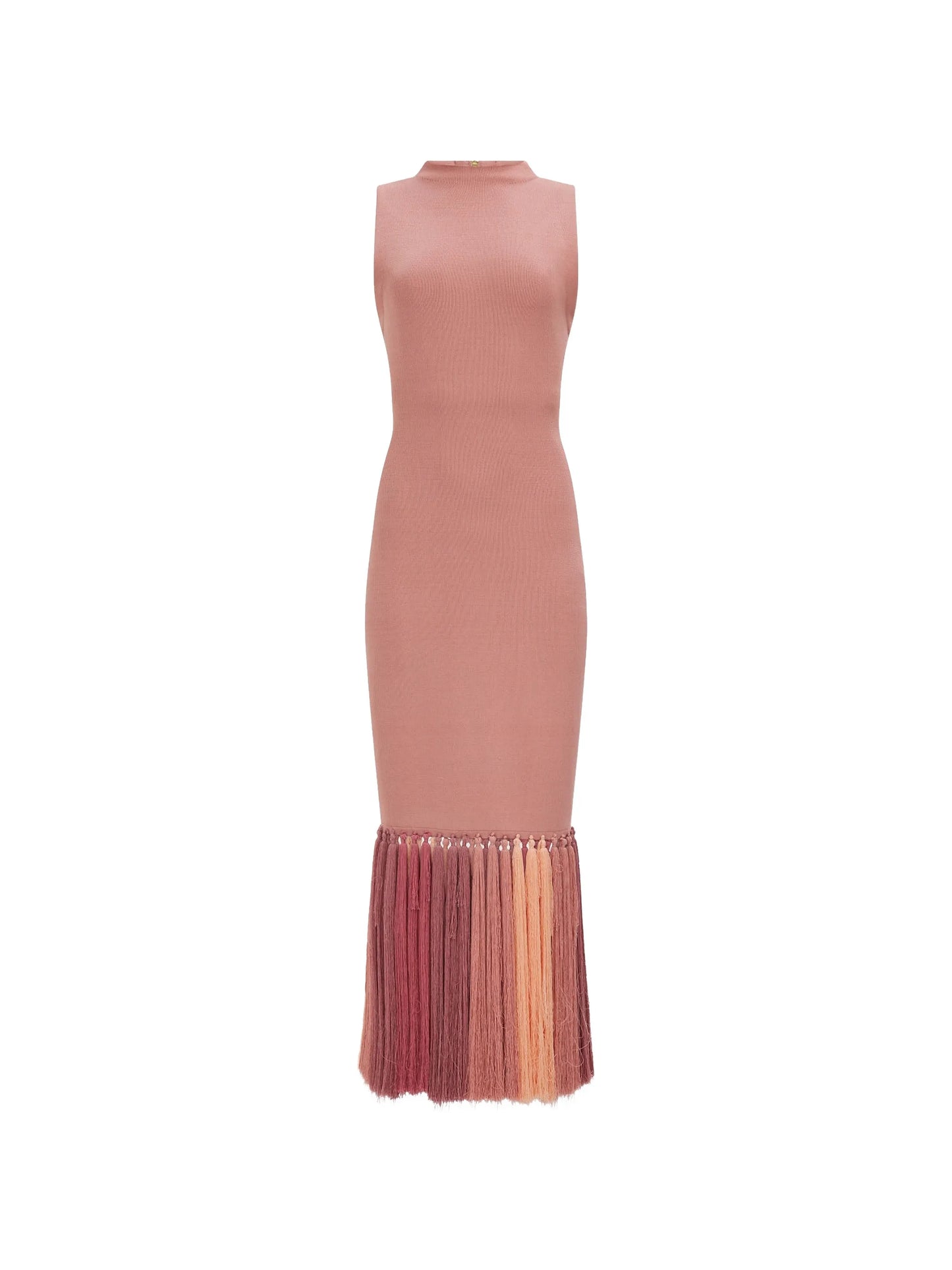 Sofina tassel-trim dress