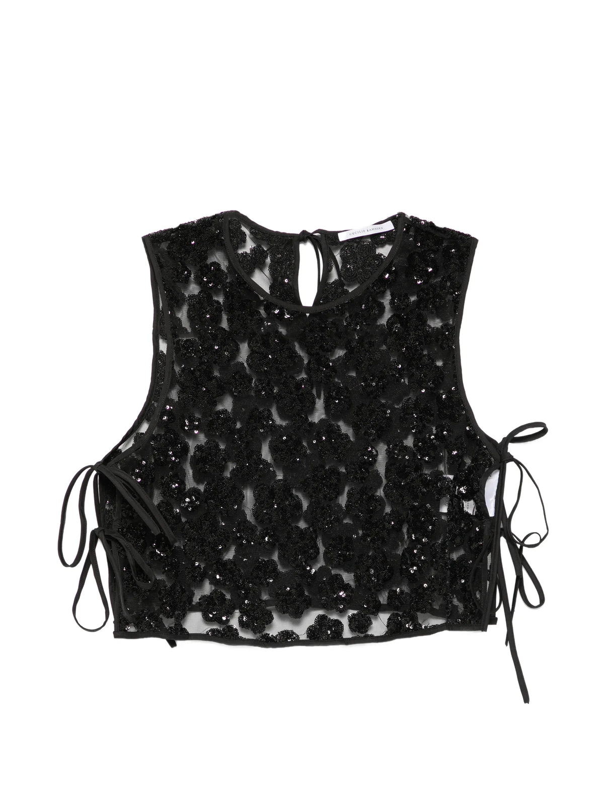 Feeba sequin-embellished floral top