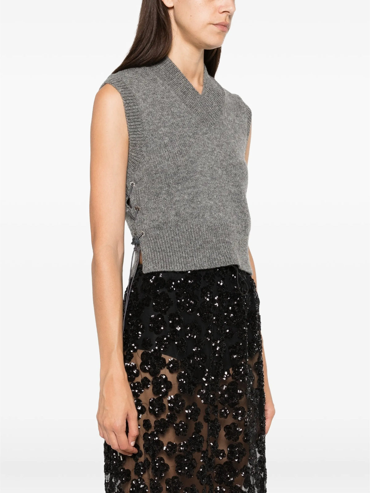 Fleetwood lace-up vest