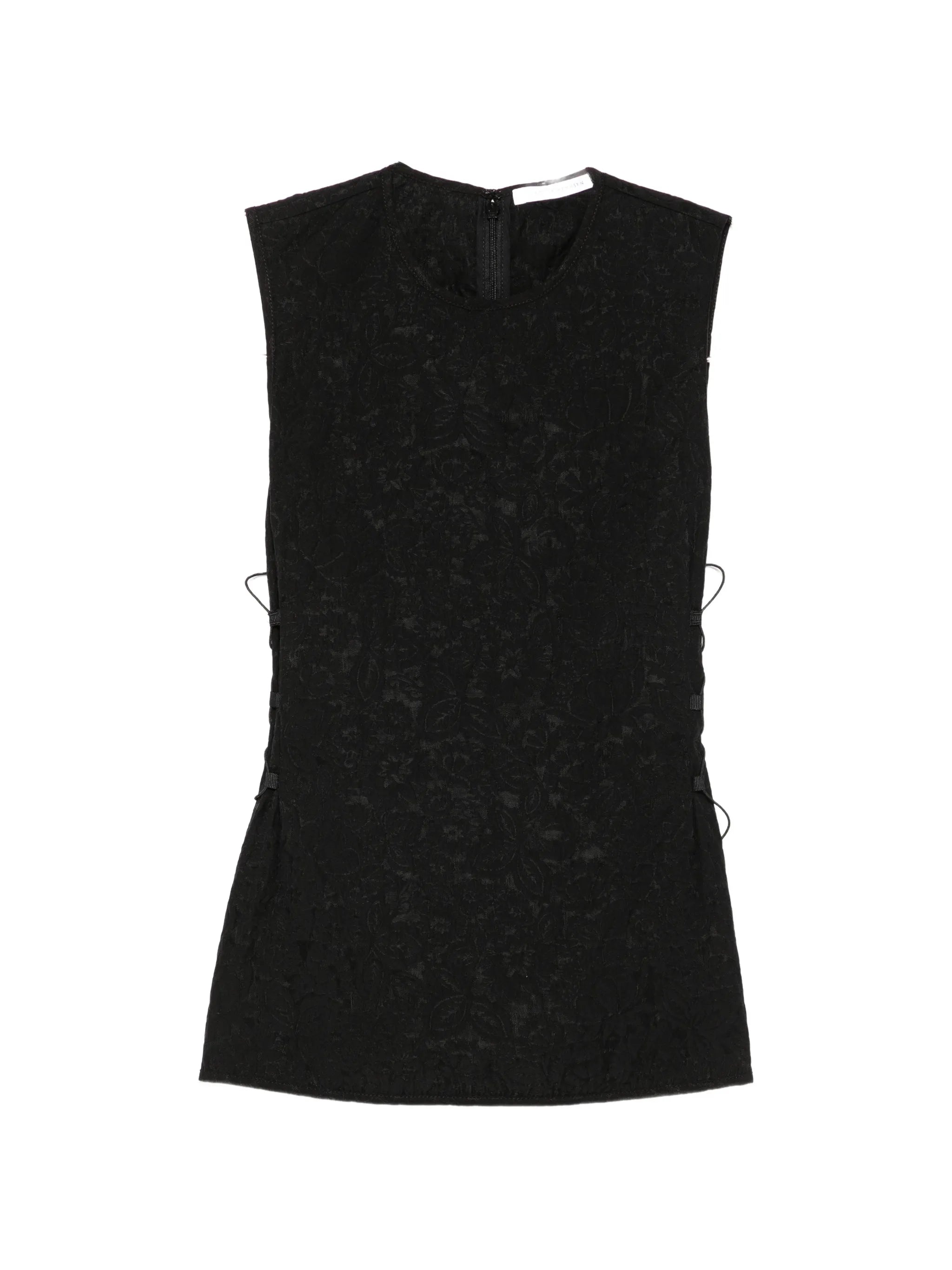 Fellen matelassé peplum top