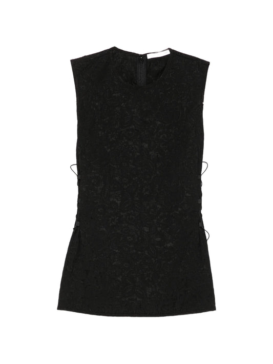 Fellen matelassé peplum top