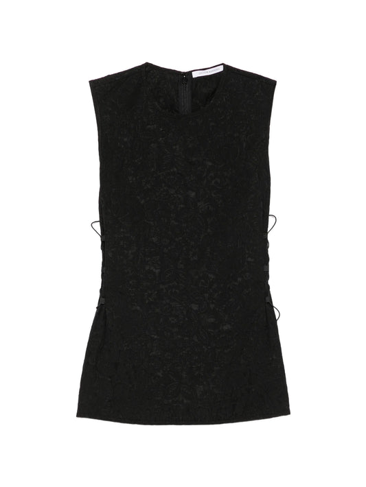 Fellen textured peplum top