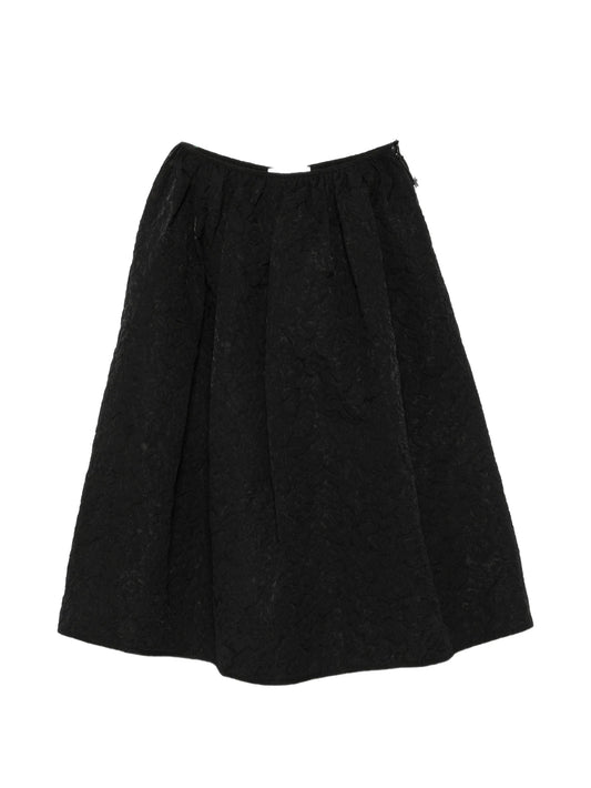 Bala Floratini matelassé midi skirt