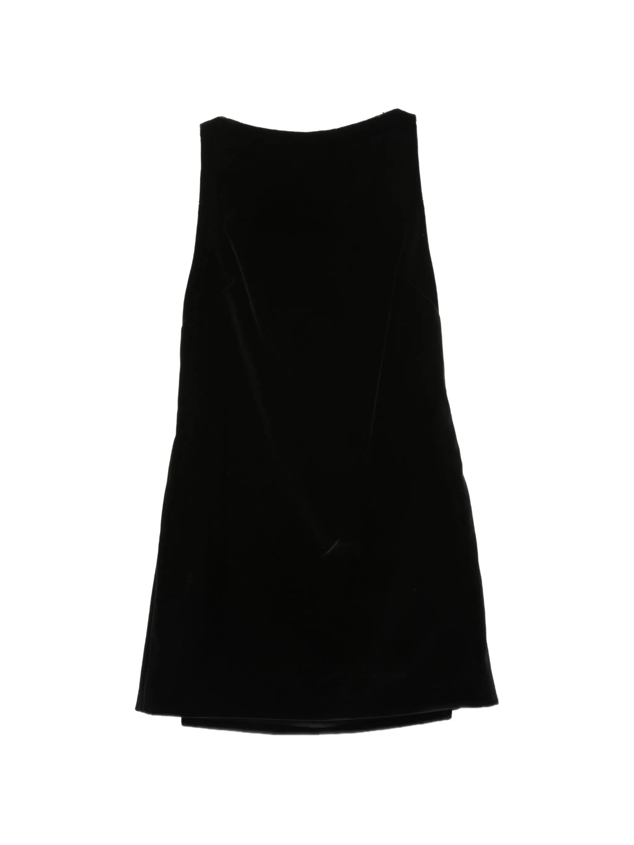 Sable mantle-back mini dress