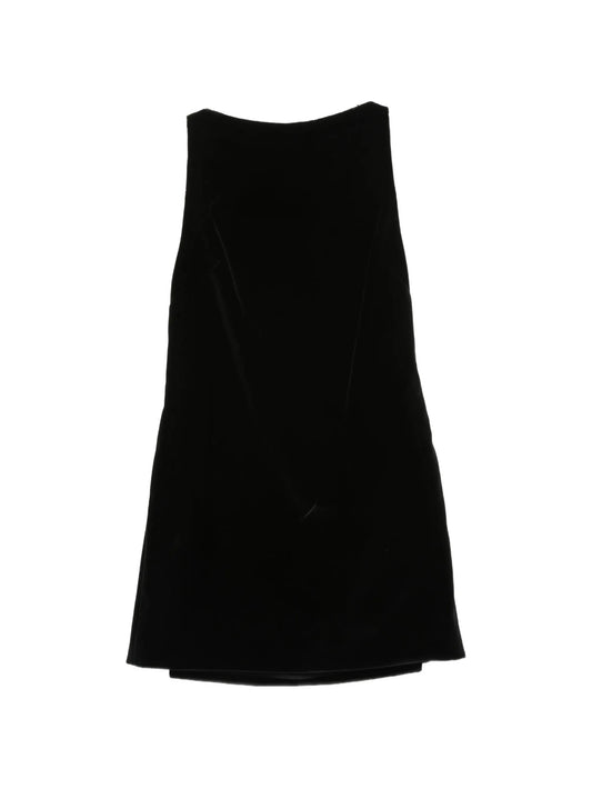 Sable mantle-back mini dress