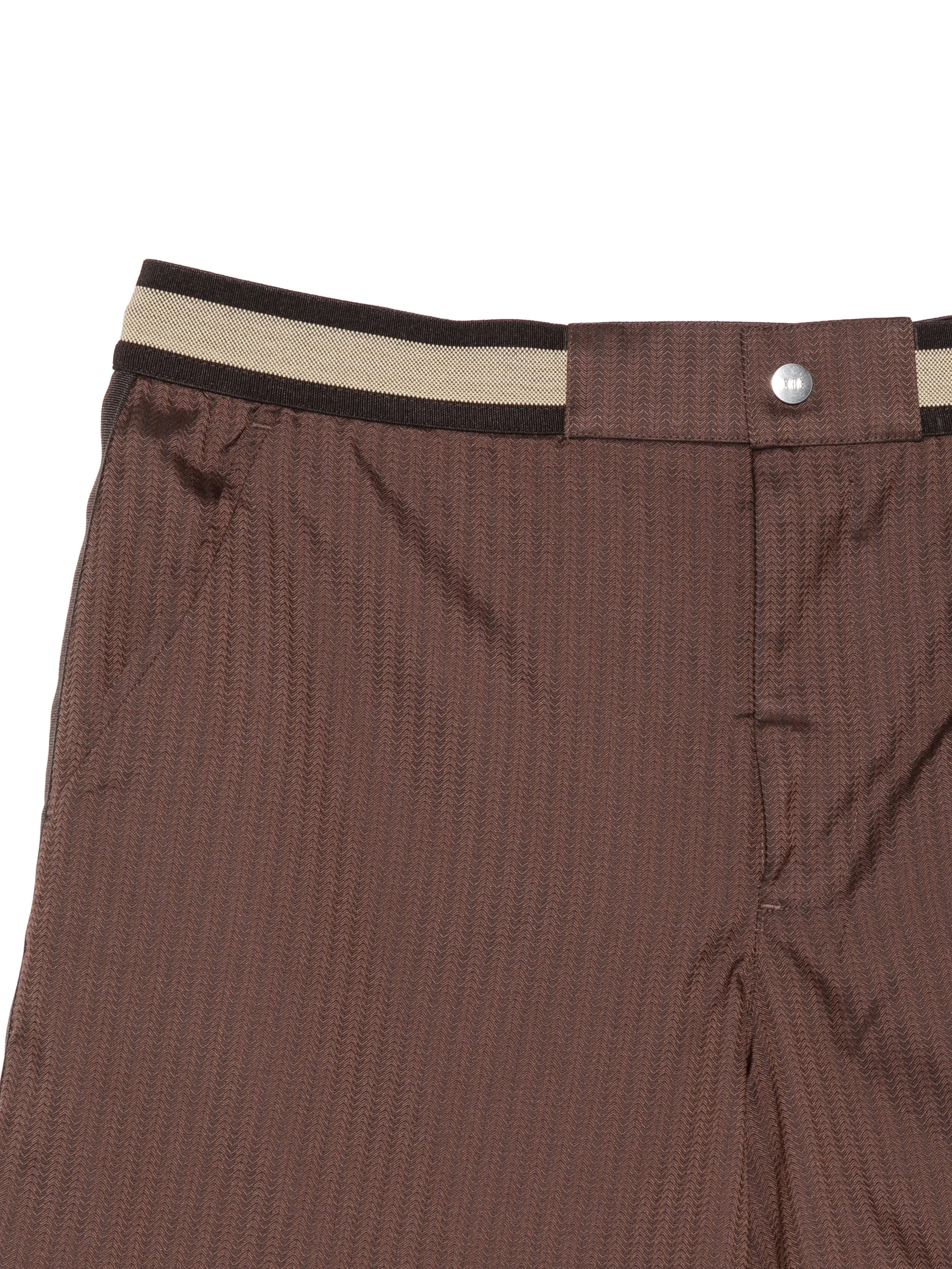 Baller pinstripe swim shorts