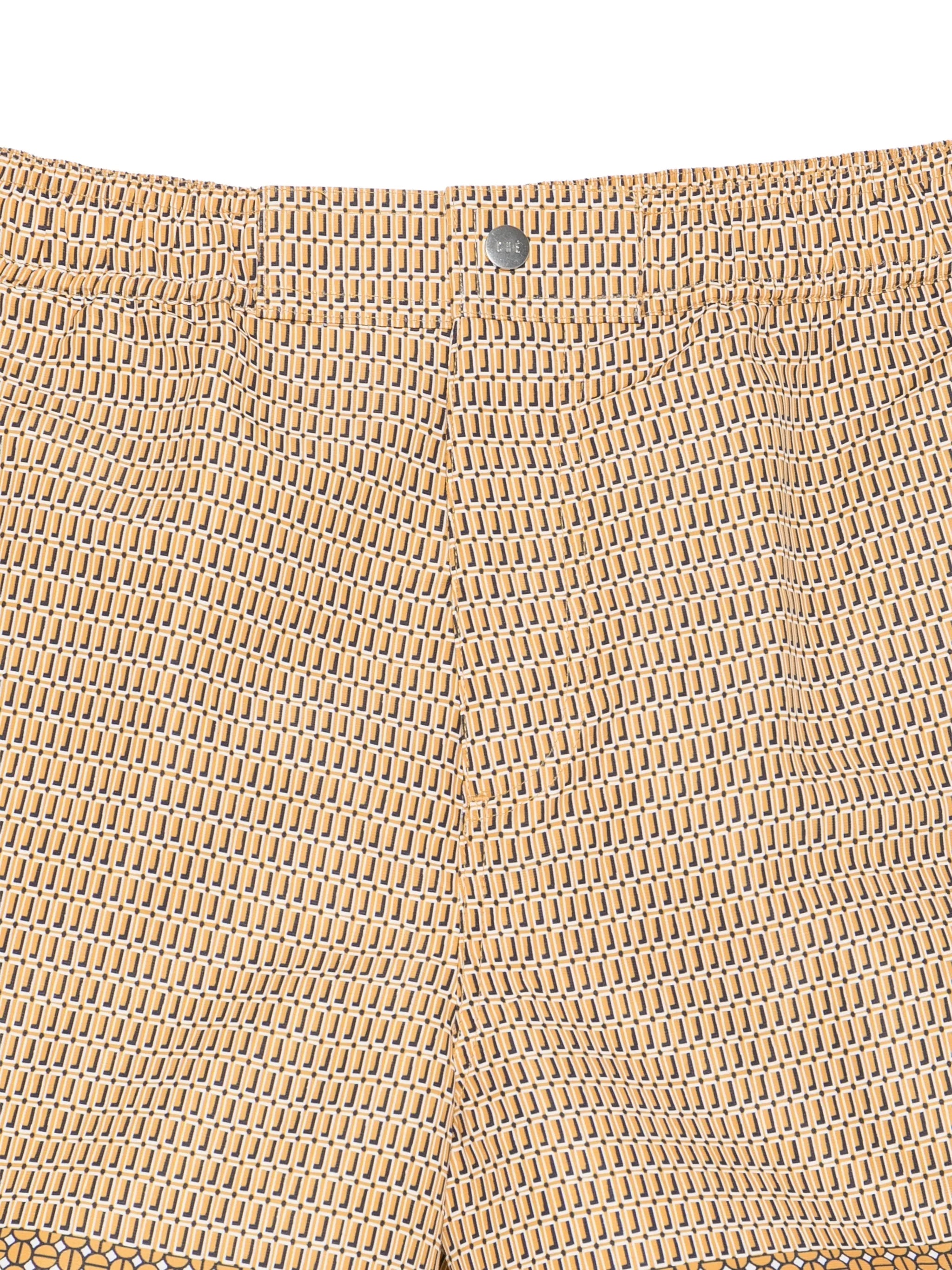 Berkeley border-print swim shorts