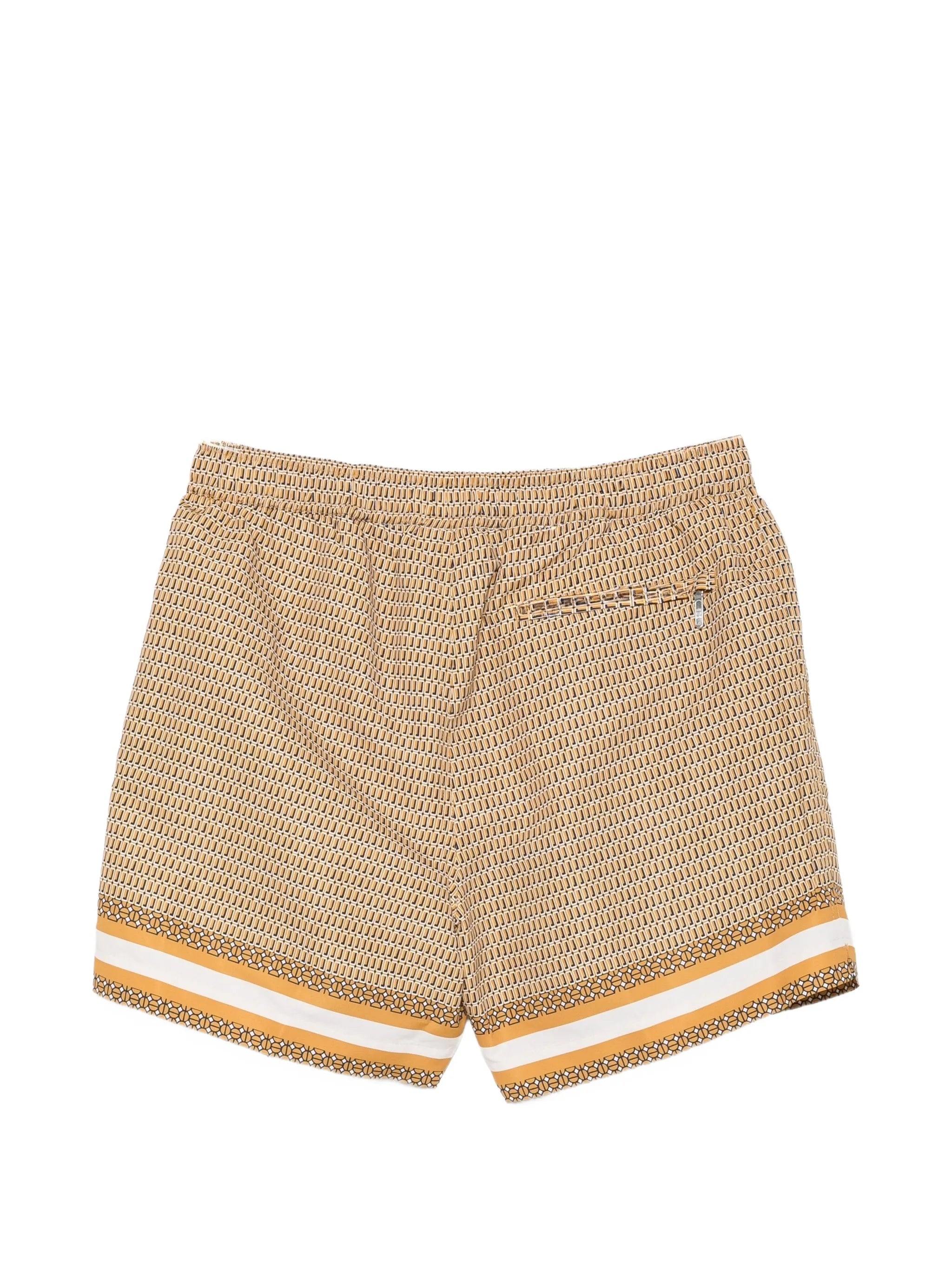 Berkeley border-print swim shorts