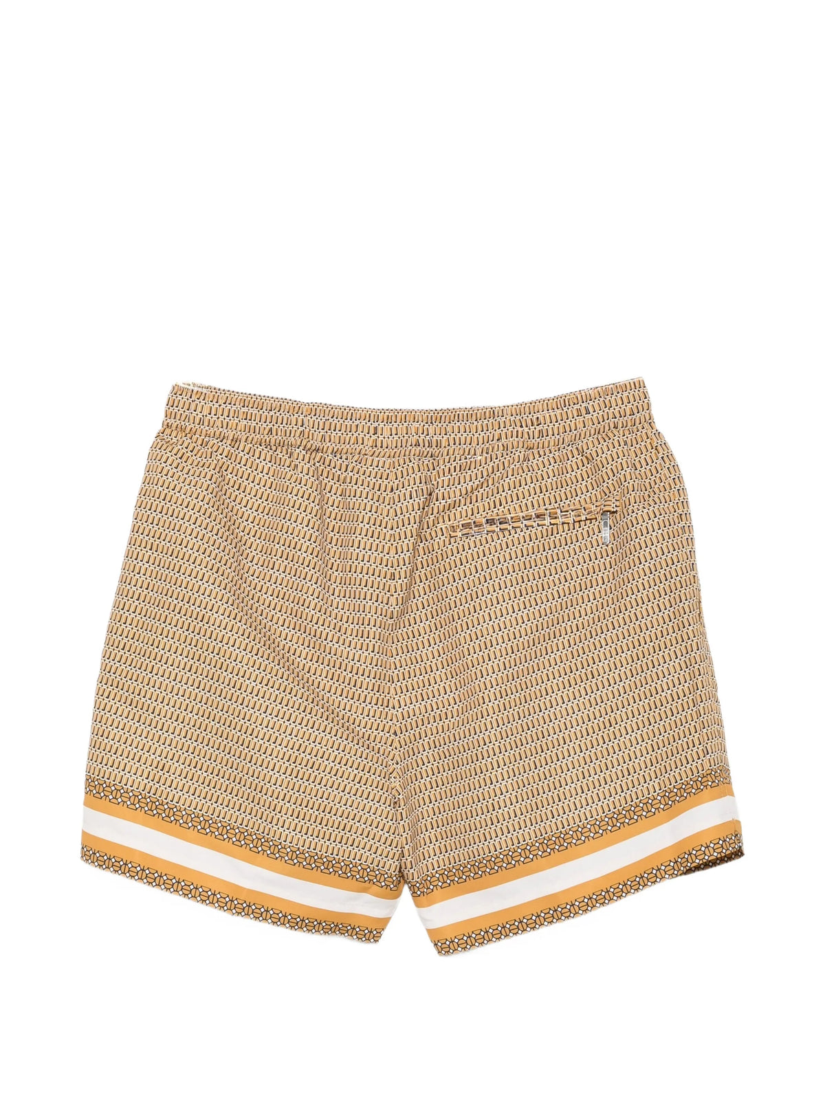 Berkeley border-print swim shorts