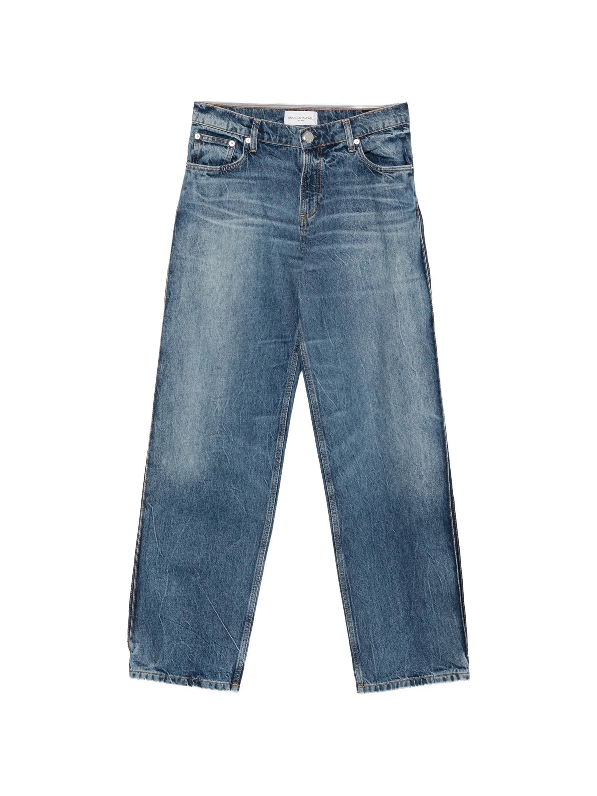 Lana bi-colour wash wide-leg jeans