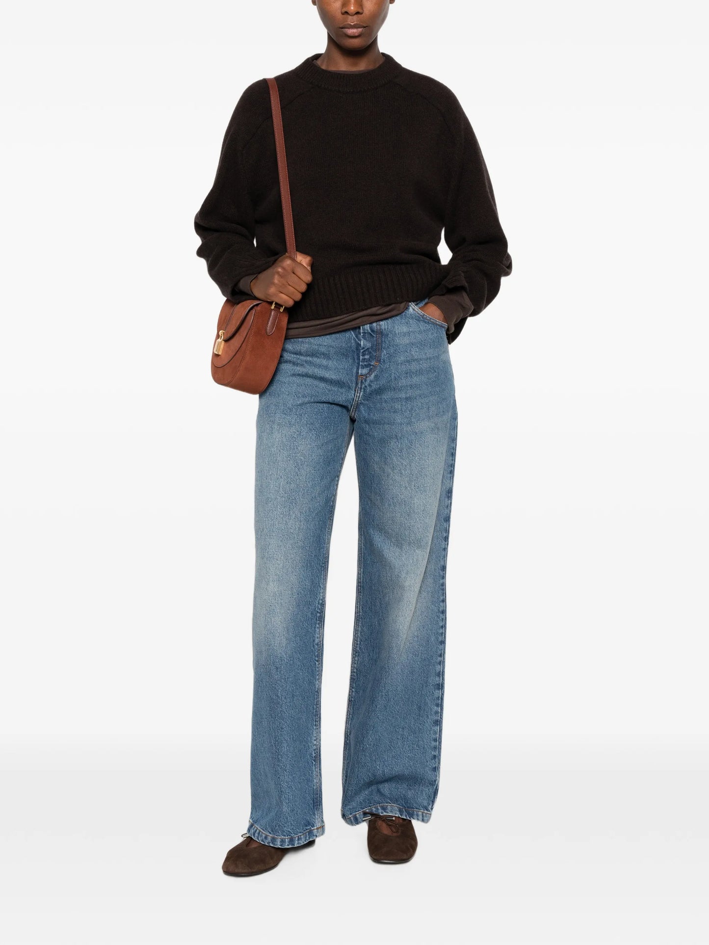 wide-leg jeans