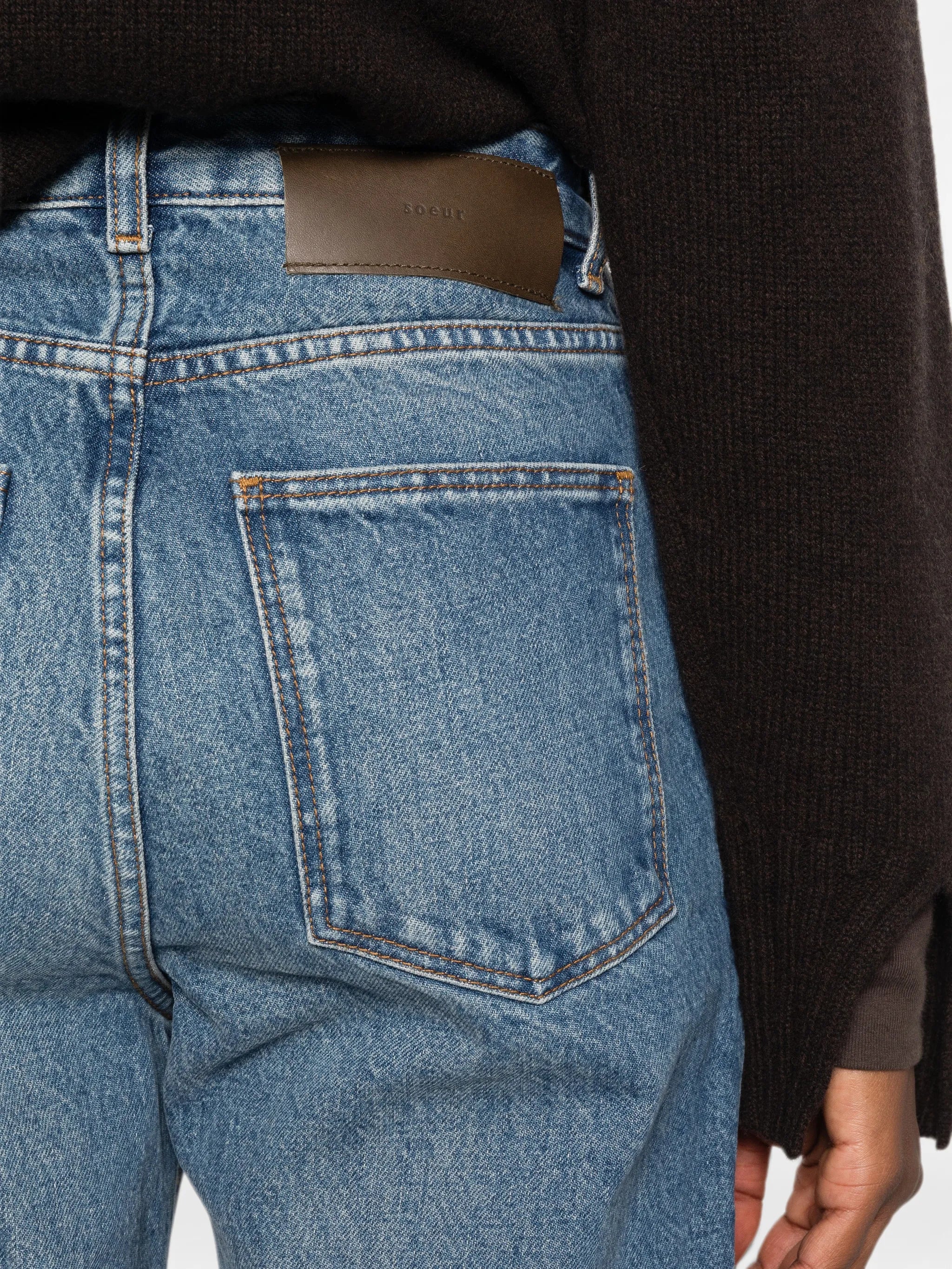 wide-leg jeans