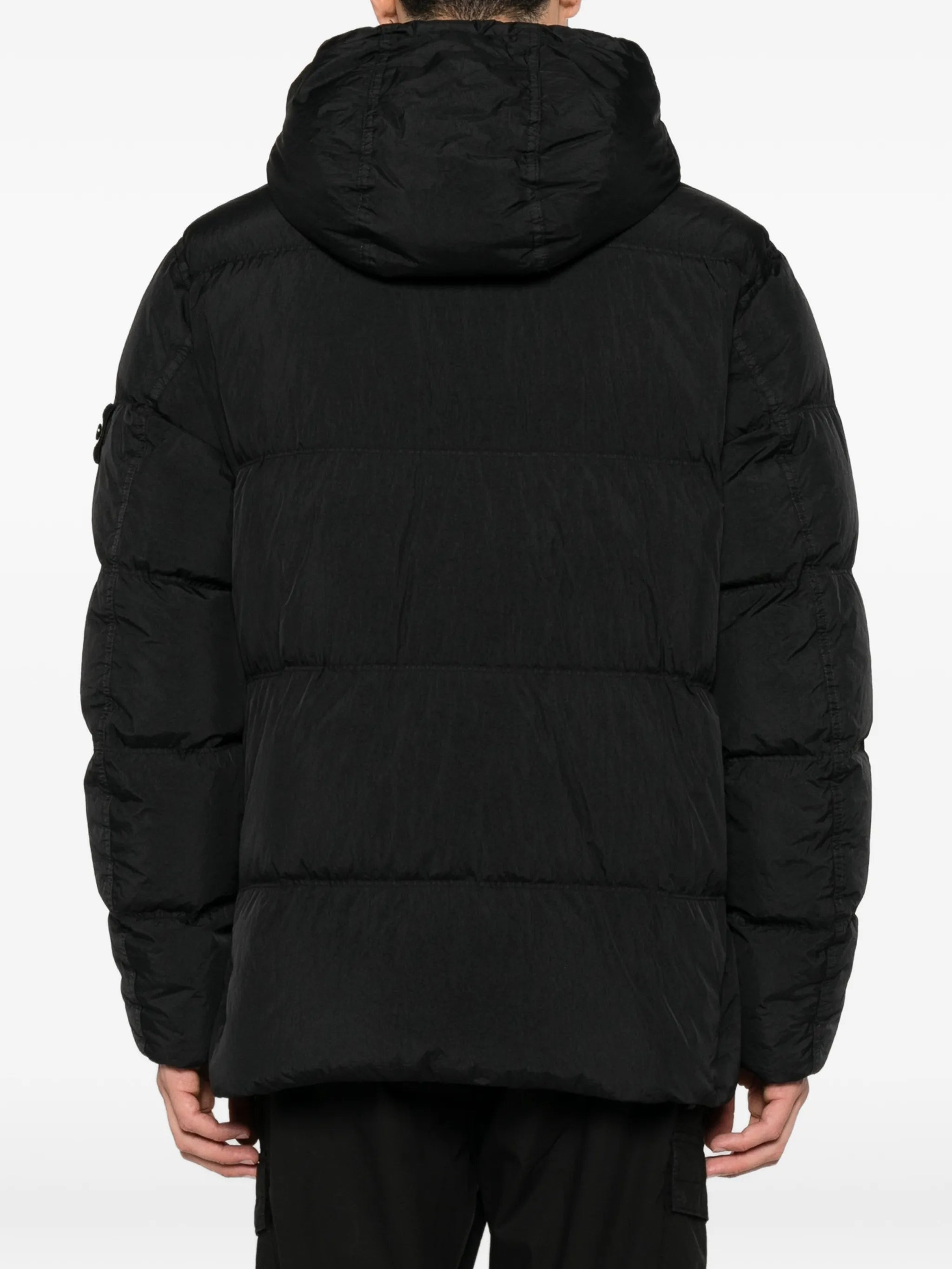 logo-patch zip-up jacket