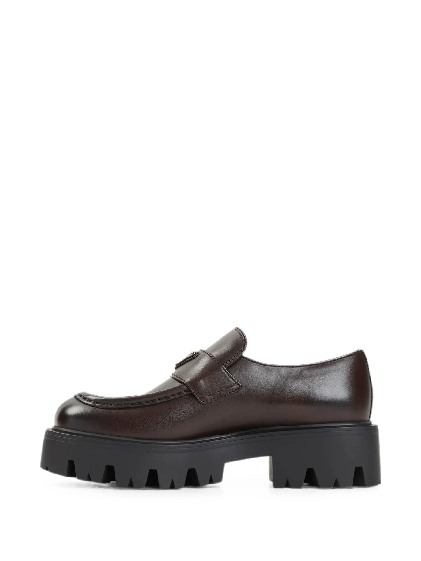 logo-plaque loafers