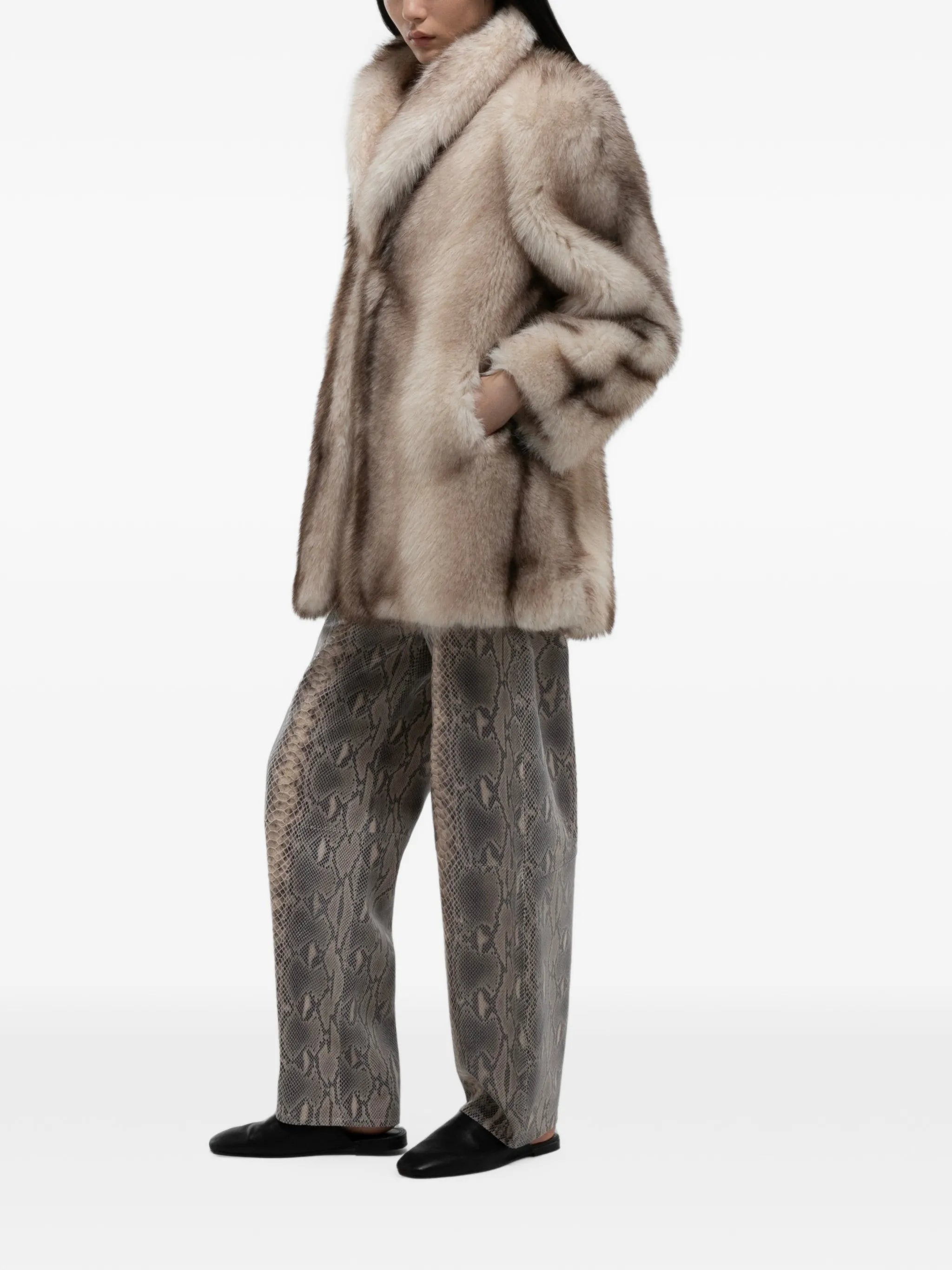 Emilia faux-fur jacket